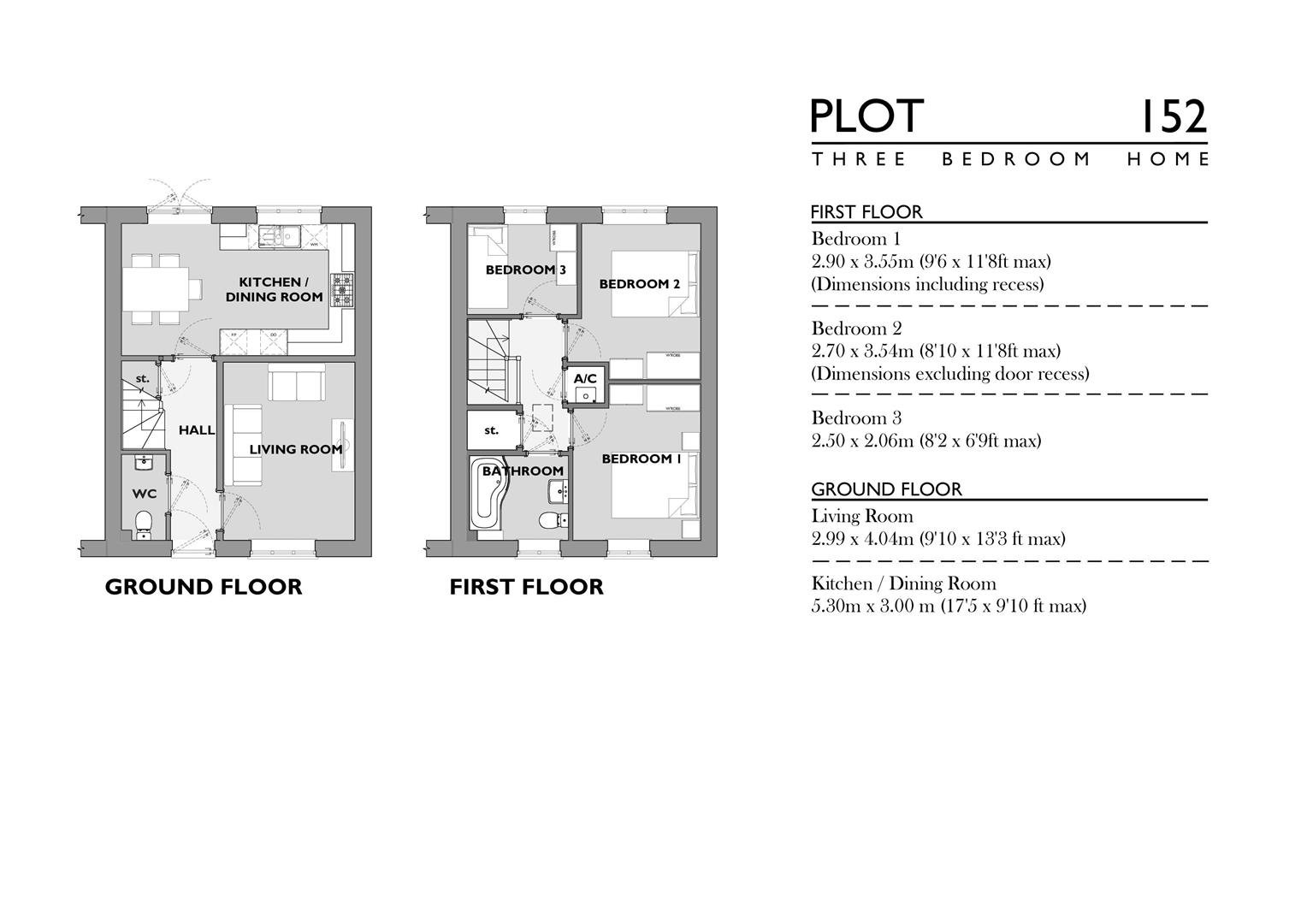 Plot 152, Courage Way, Weymouth floorplan