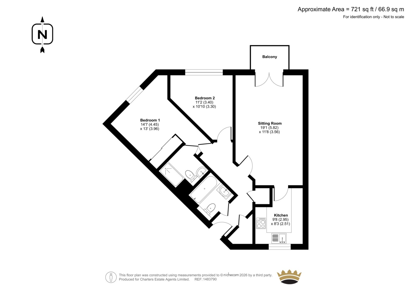 Flat 3, Newport,, Sussex Wharf, West Sussex floorplan
