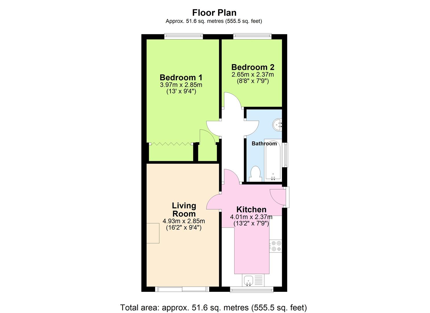 115, Winslow Road, Bromyard floorplan