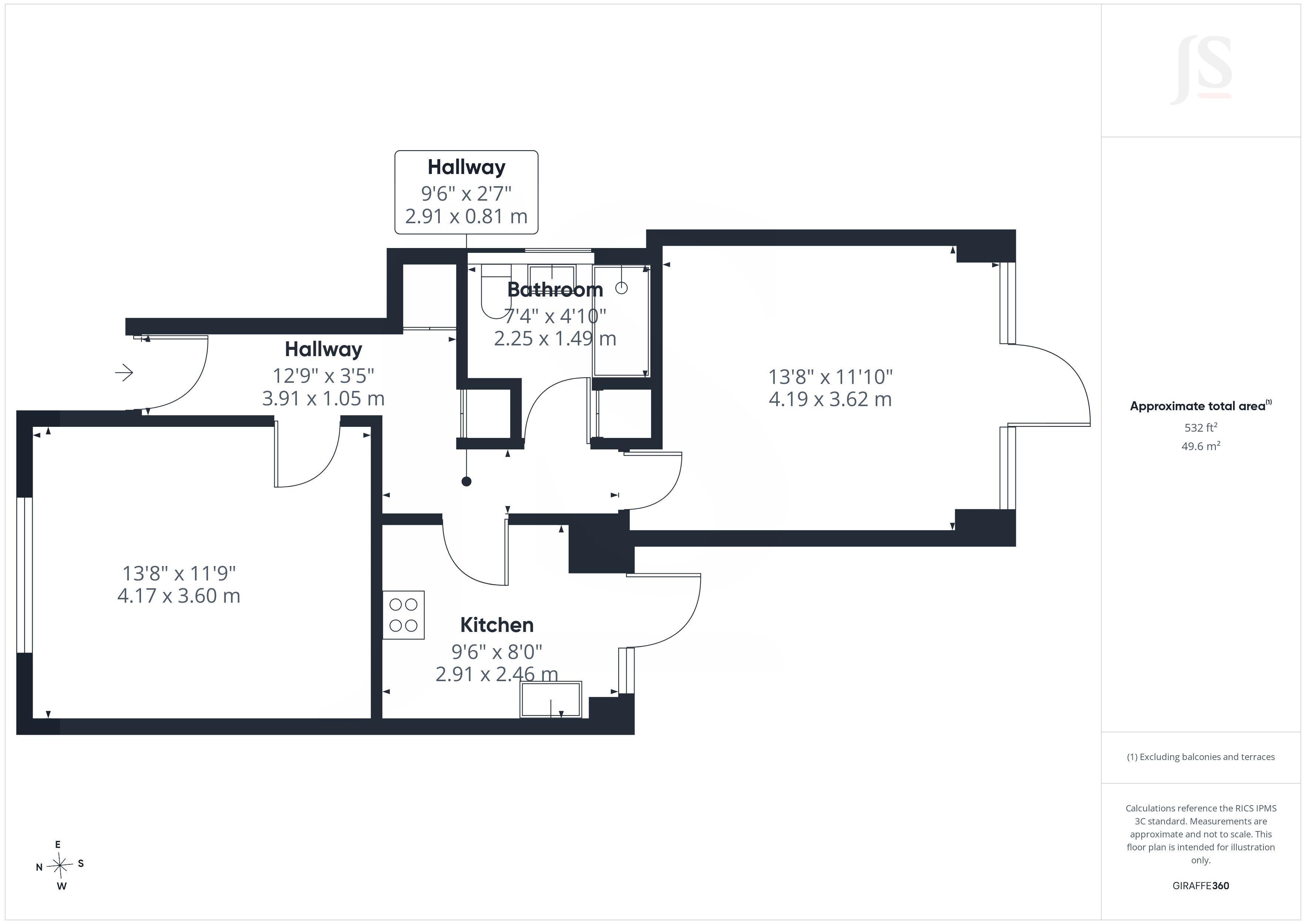 Flat 1, 27, Ashacre Lane, Worthing floorplan
