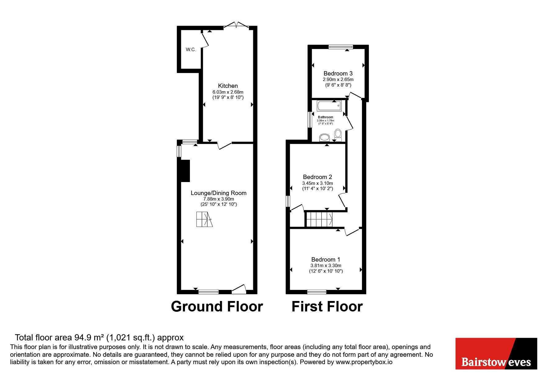 223, Hurley Common, Warwickshire floorplan