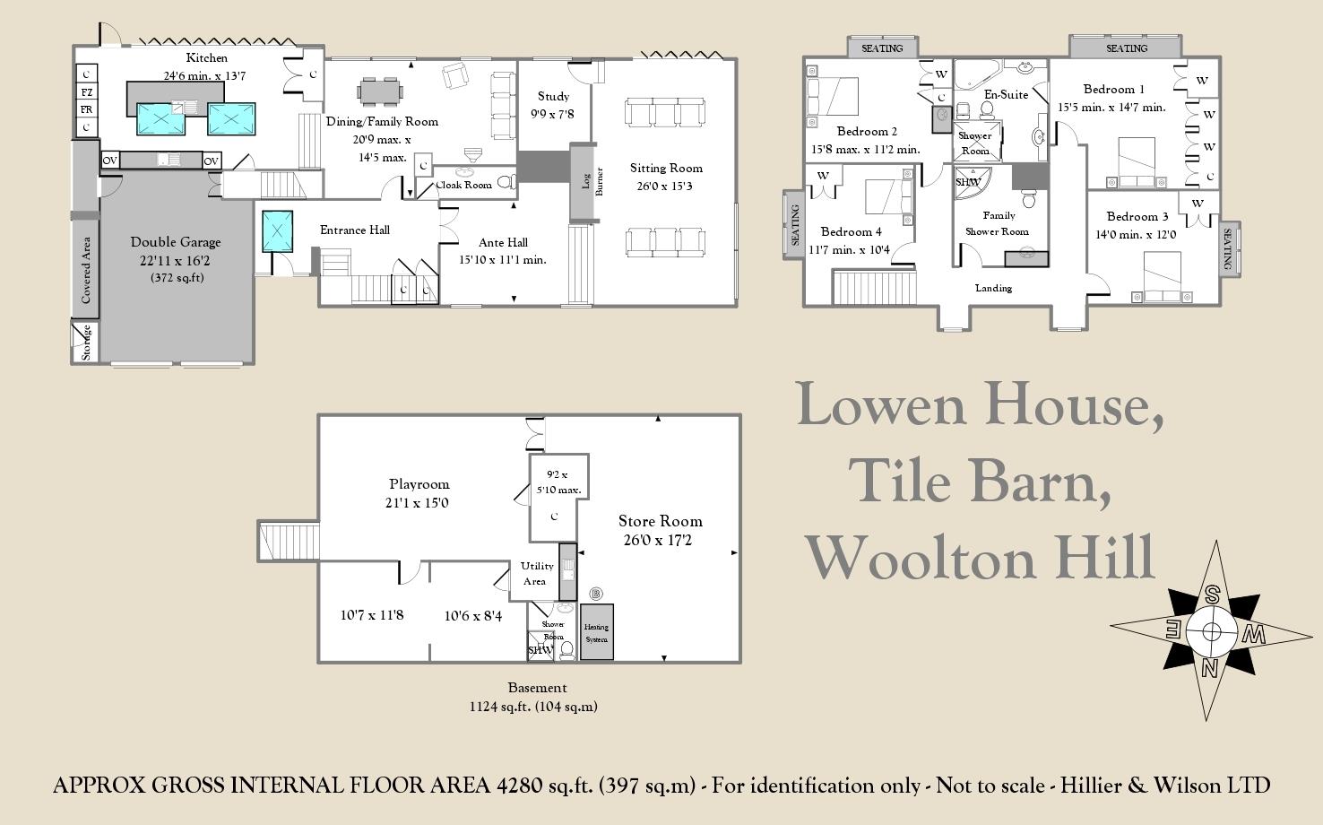 LOWEN HOUSE, Tile Barn, Newbury floorplan