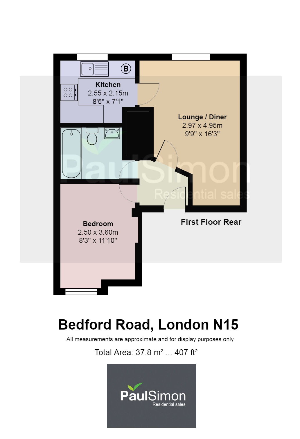 1 Bedrooms  for sale in Bedford Road, London N15