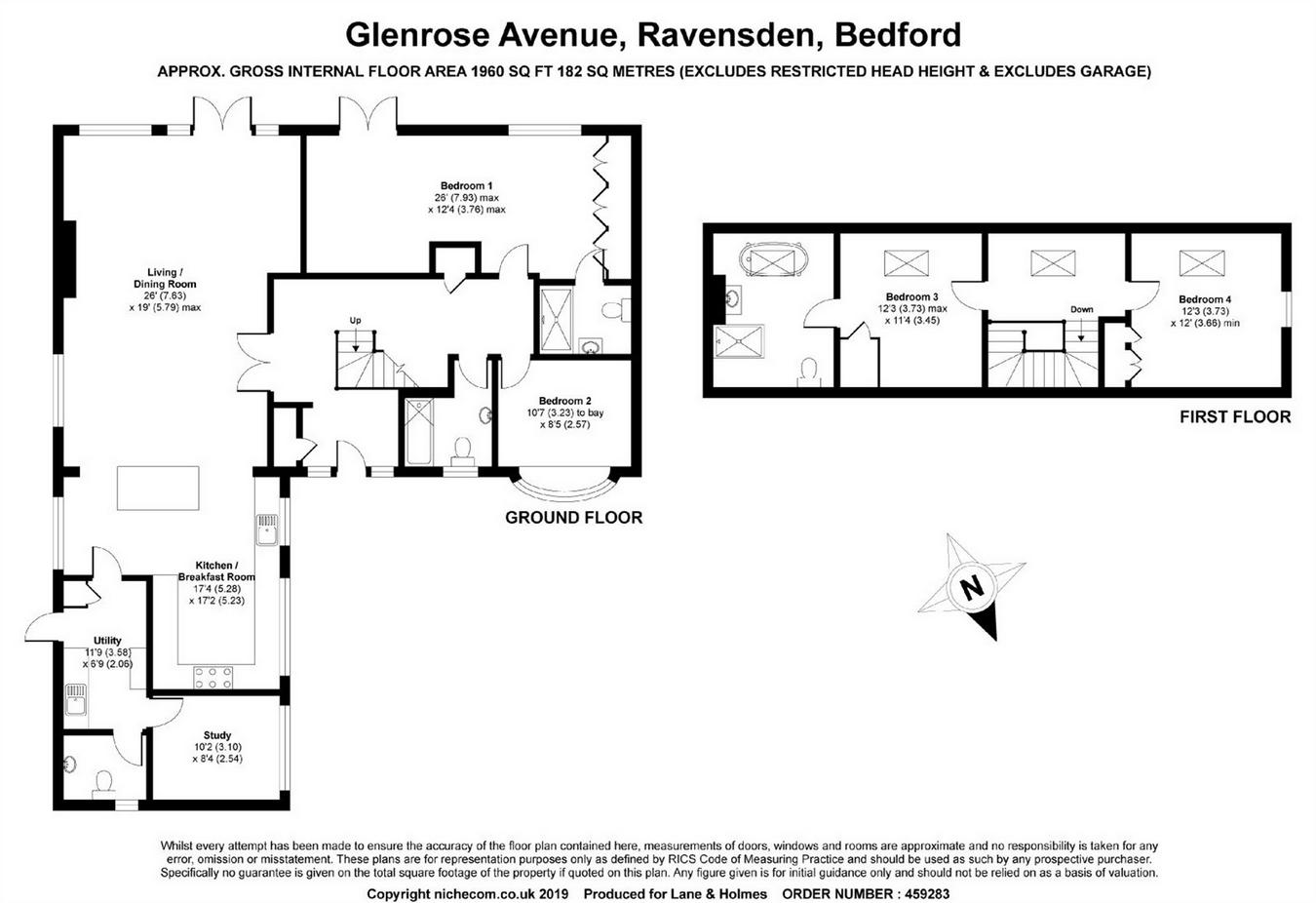 4 Bedrooms Chalet for sale in Glenrose Avenue, Ravensden, Bedford MK44