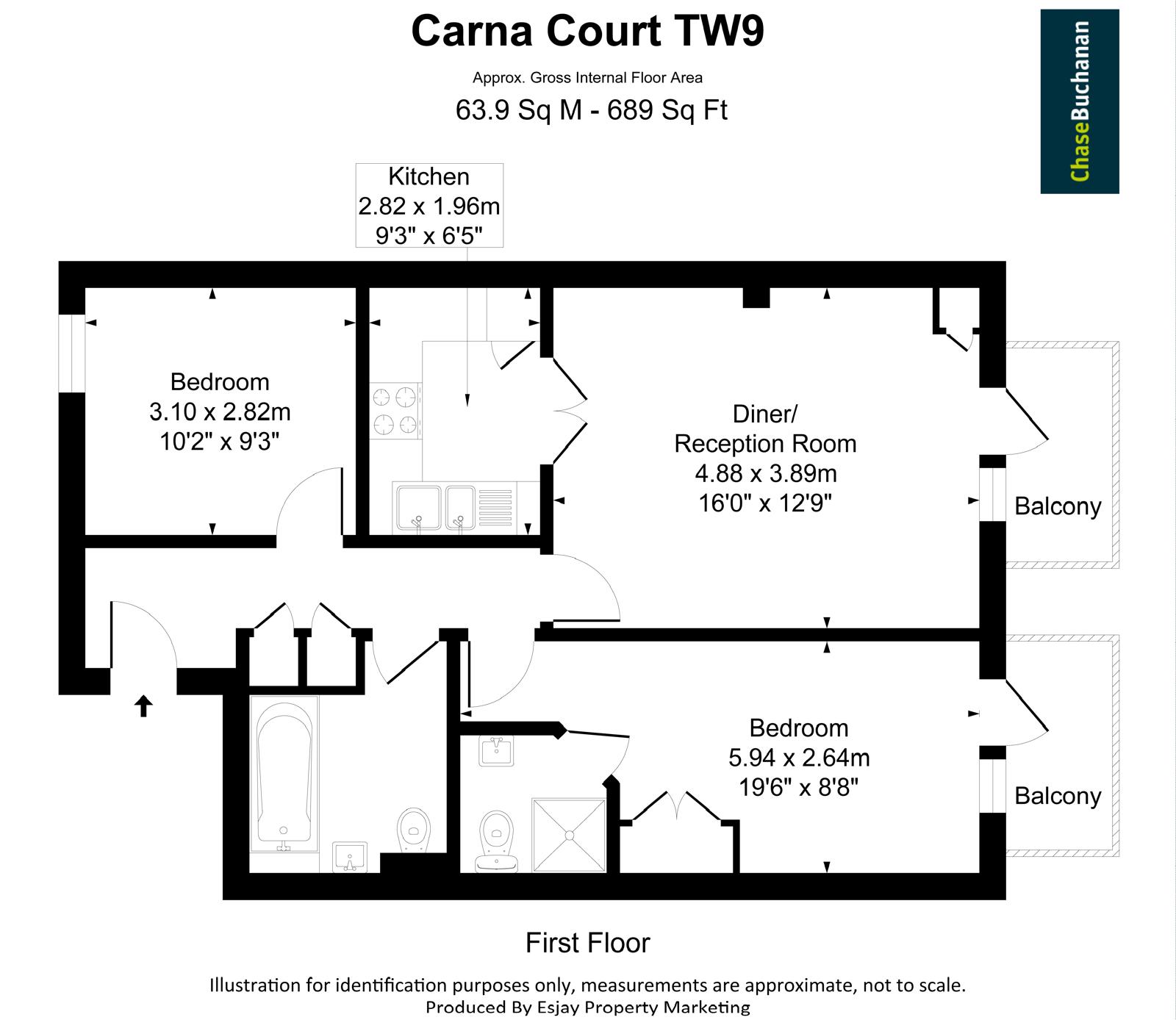Carna Court, Richmond floorplan