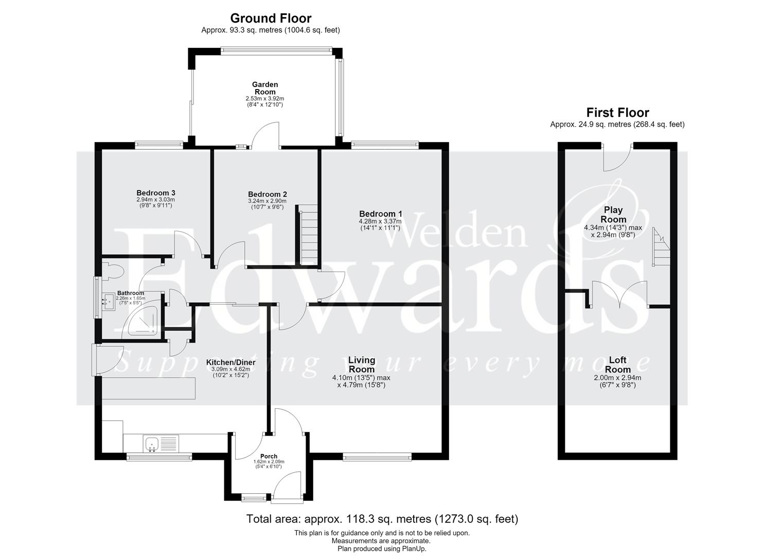 3, Upcott Mead Road, Tiverton floorplan