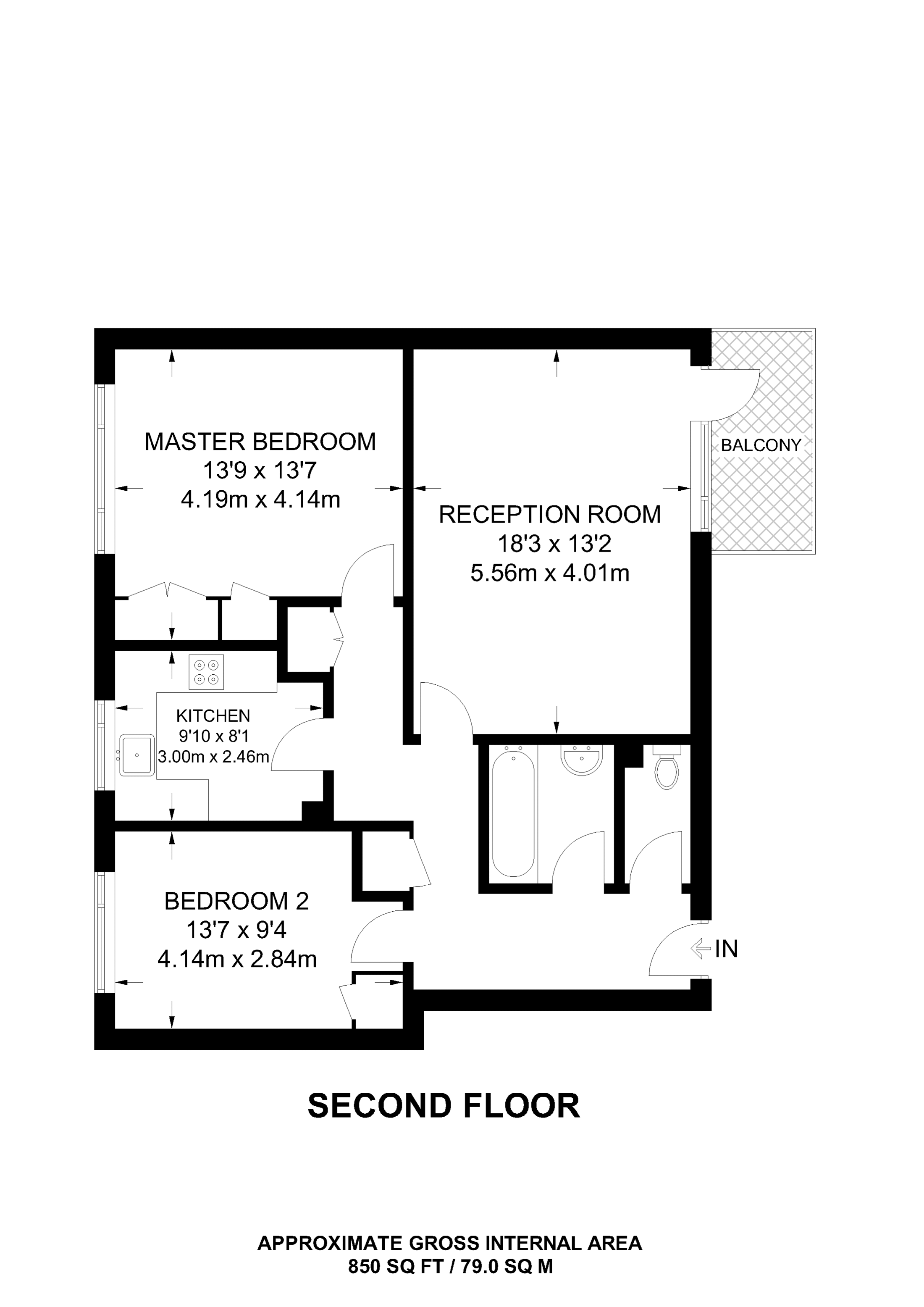 2 Bedrooms Flat for sale in Lovelace Gardens, Surbiton KT6