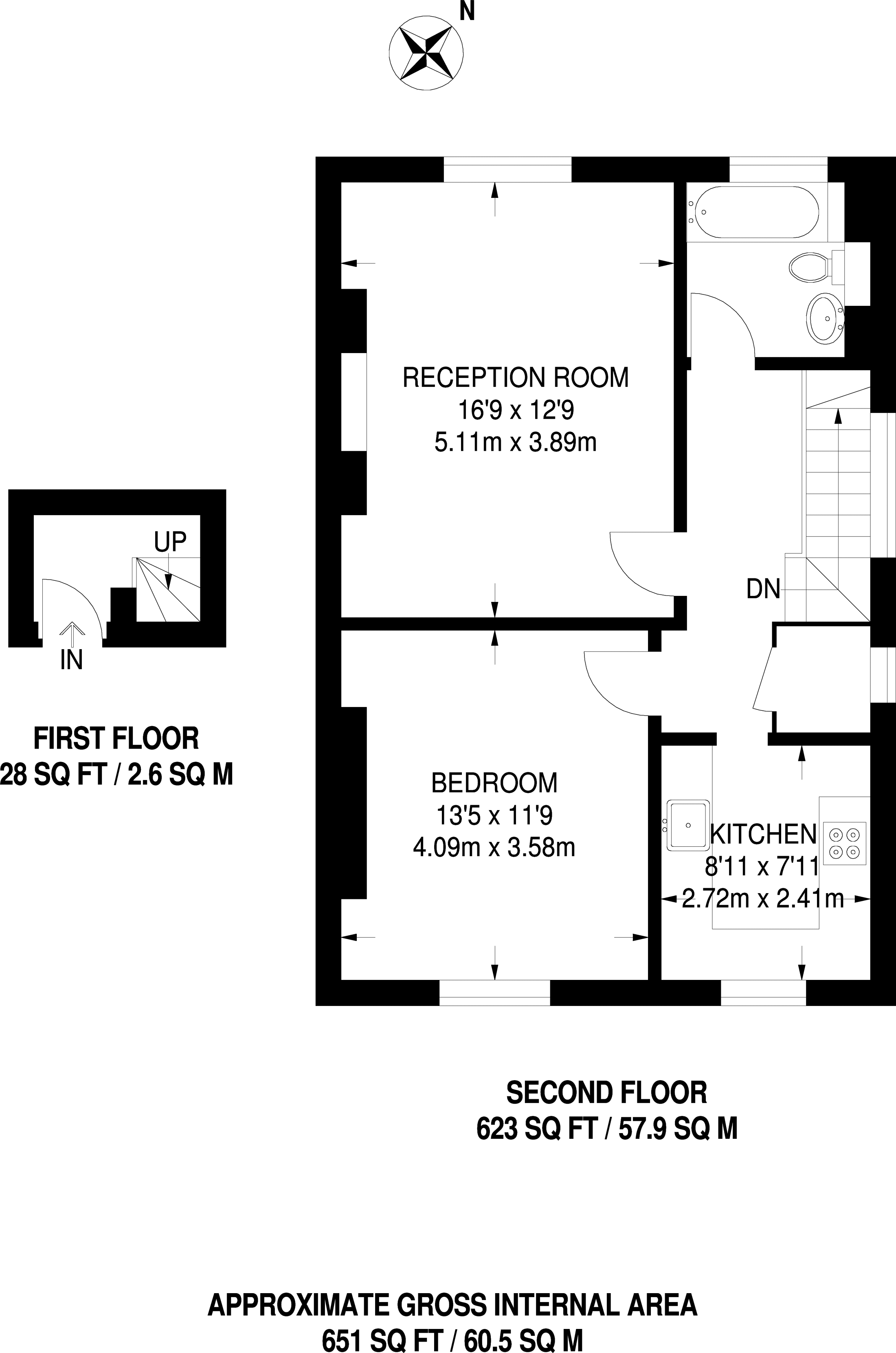 1 Bedrooms Flat to rent in Penn Road, Hillmarton Conservation Area N7