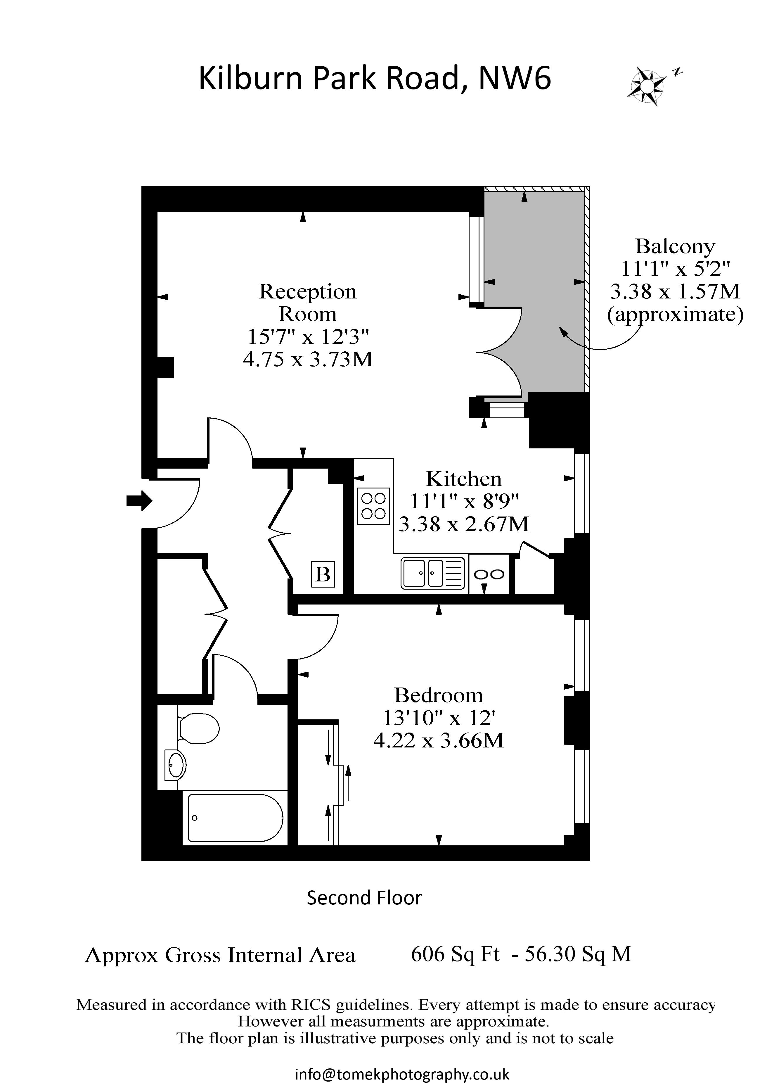Kilburn Park Road, London floorplan