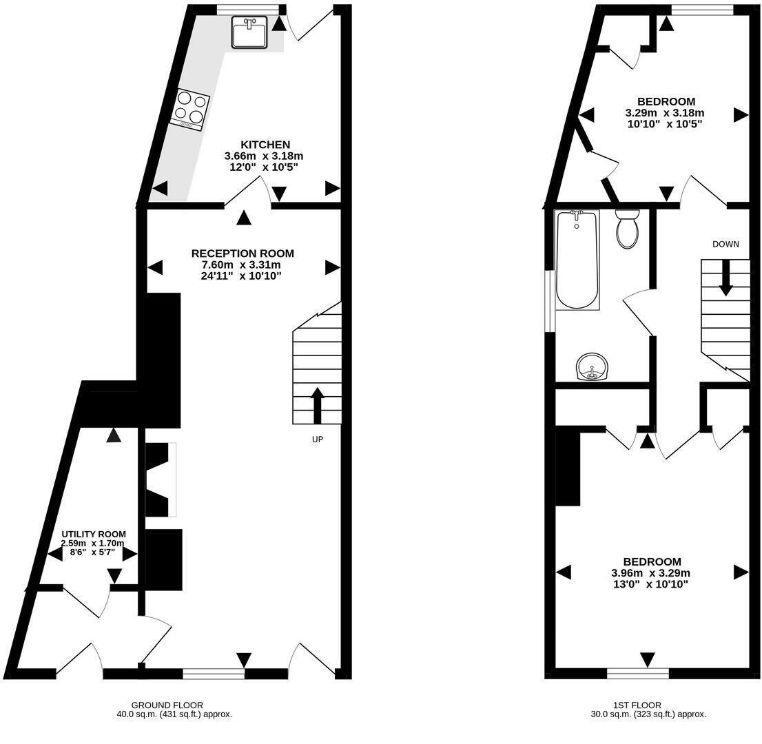 1 Woodlands, Builth Wells floorplan