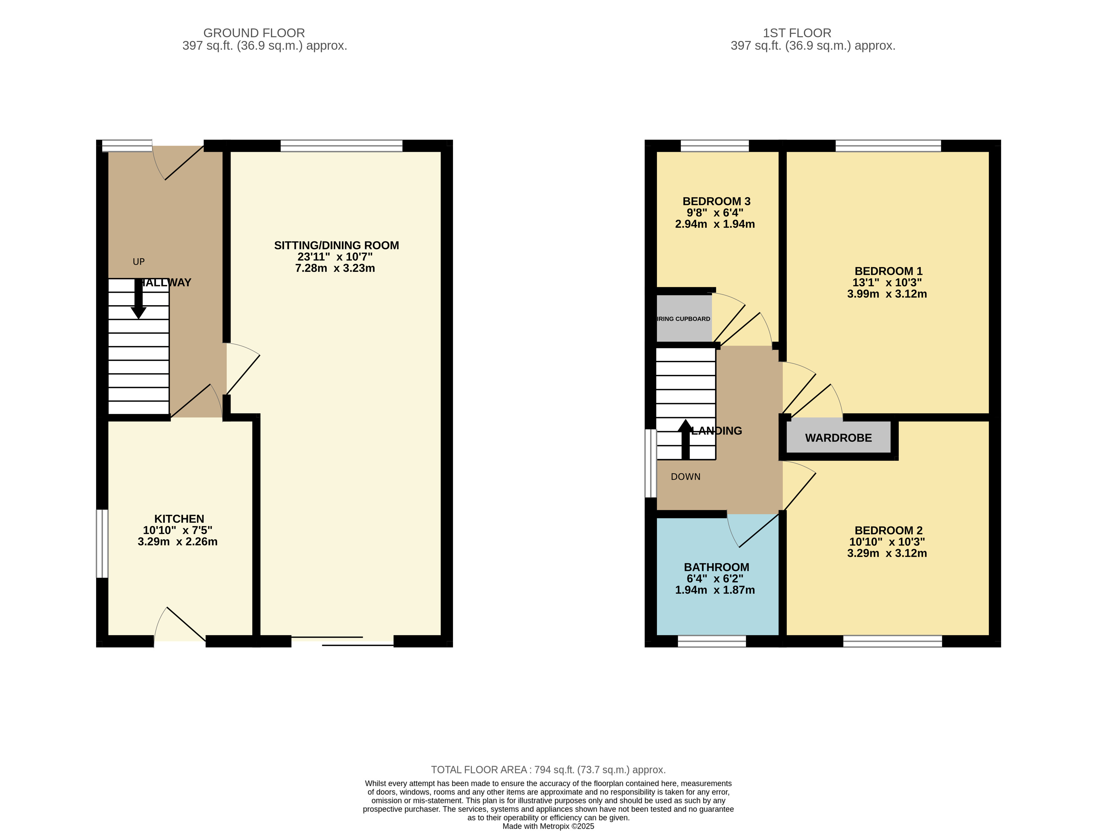 31, Becontree Close, Essex floorplan