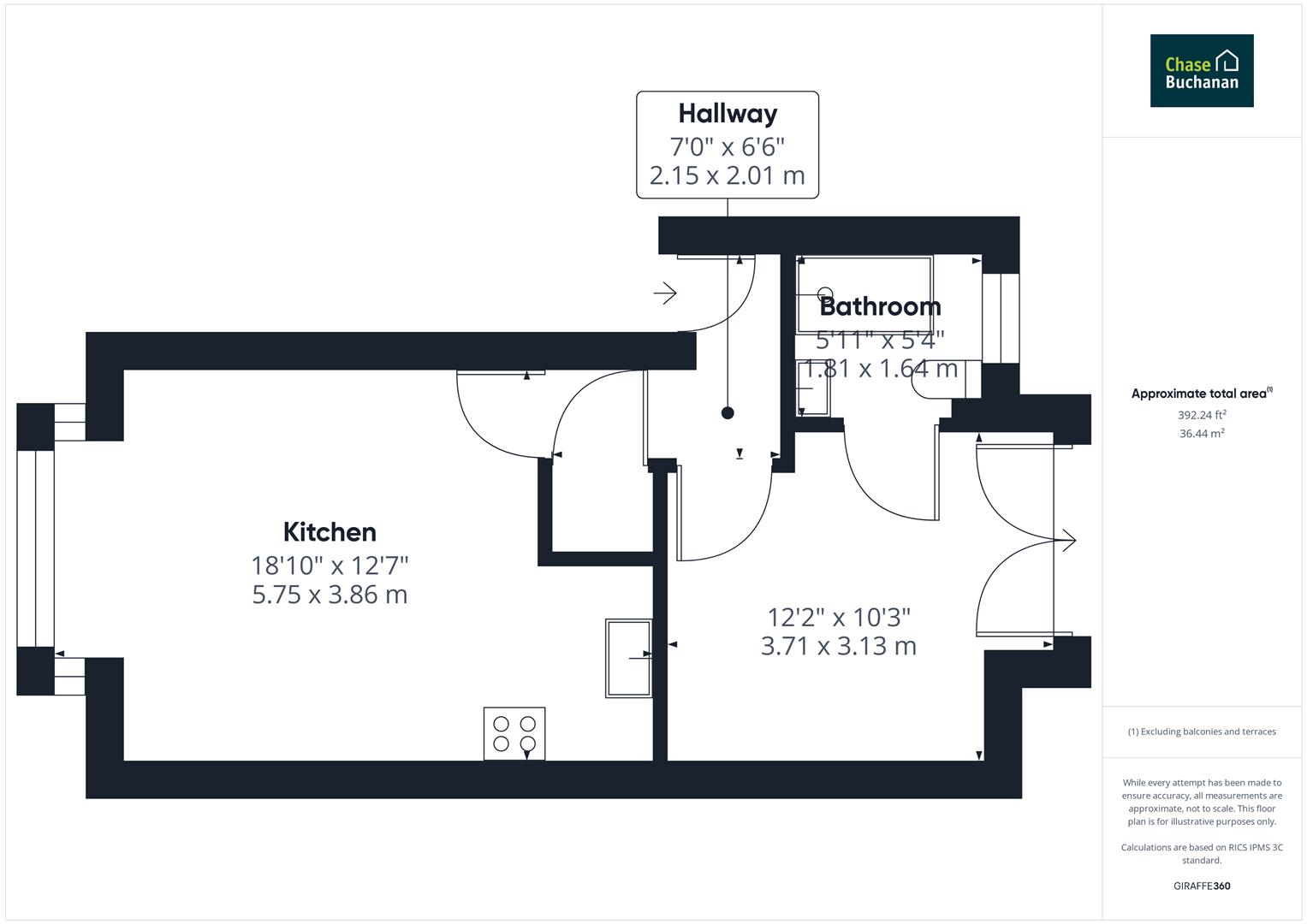 Flat 4, 2,, Chudleigh Road, Twickenham floorplan