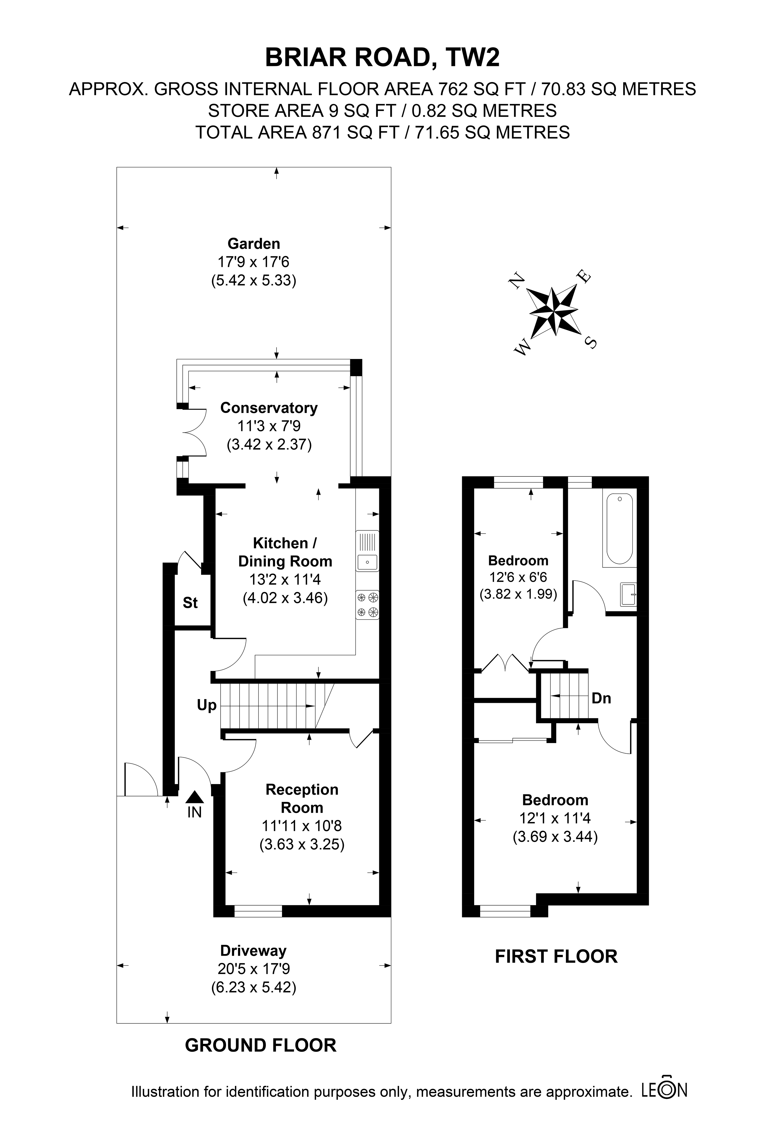 6, Briar Road, Twickenham floorplan