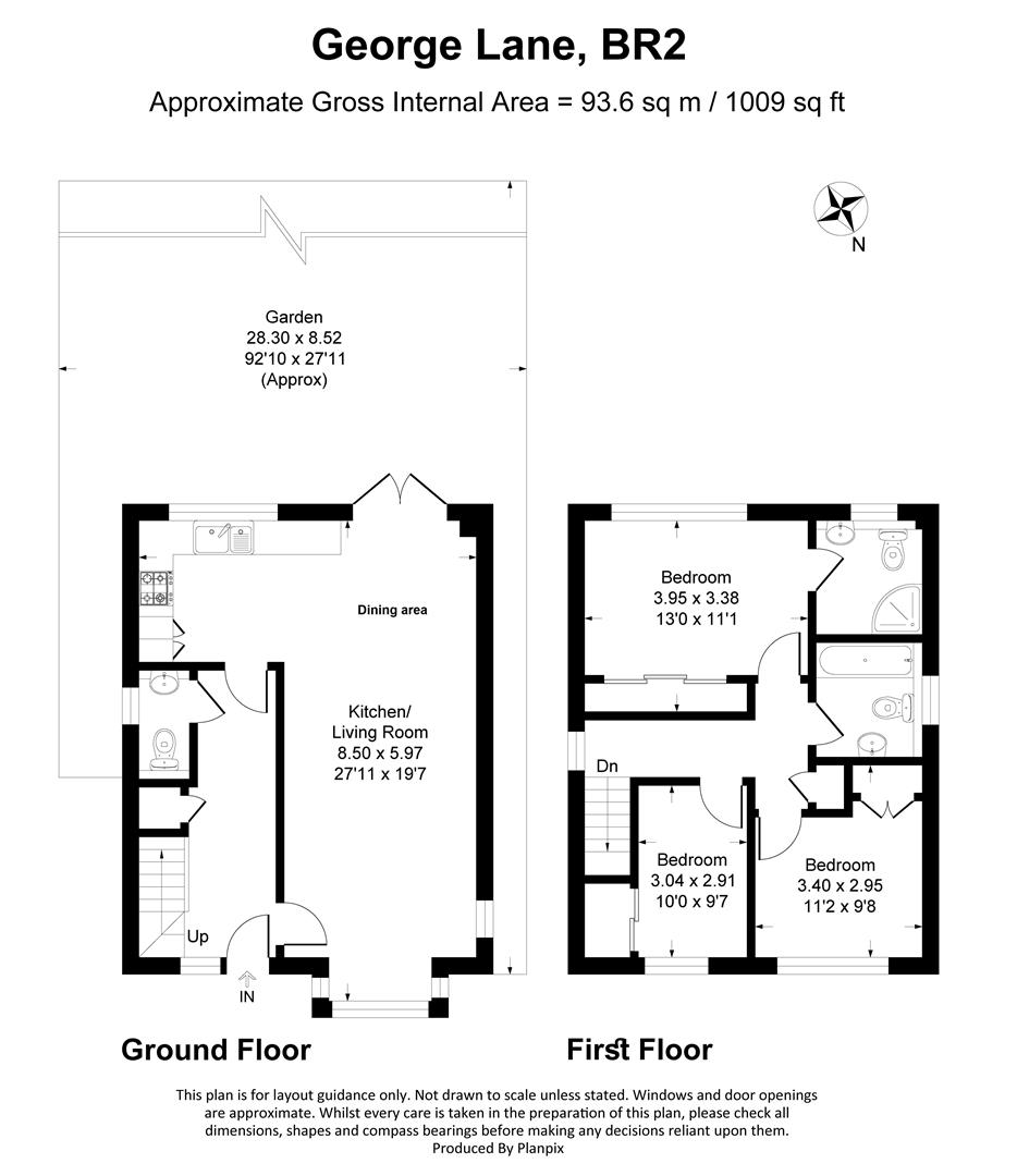72, George Lane, Bromley floorplan