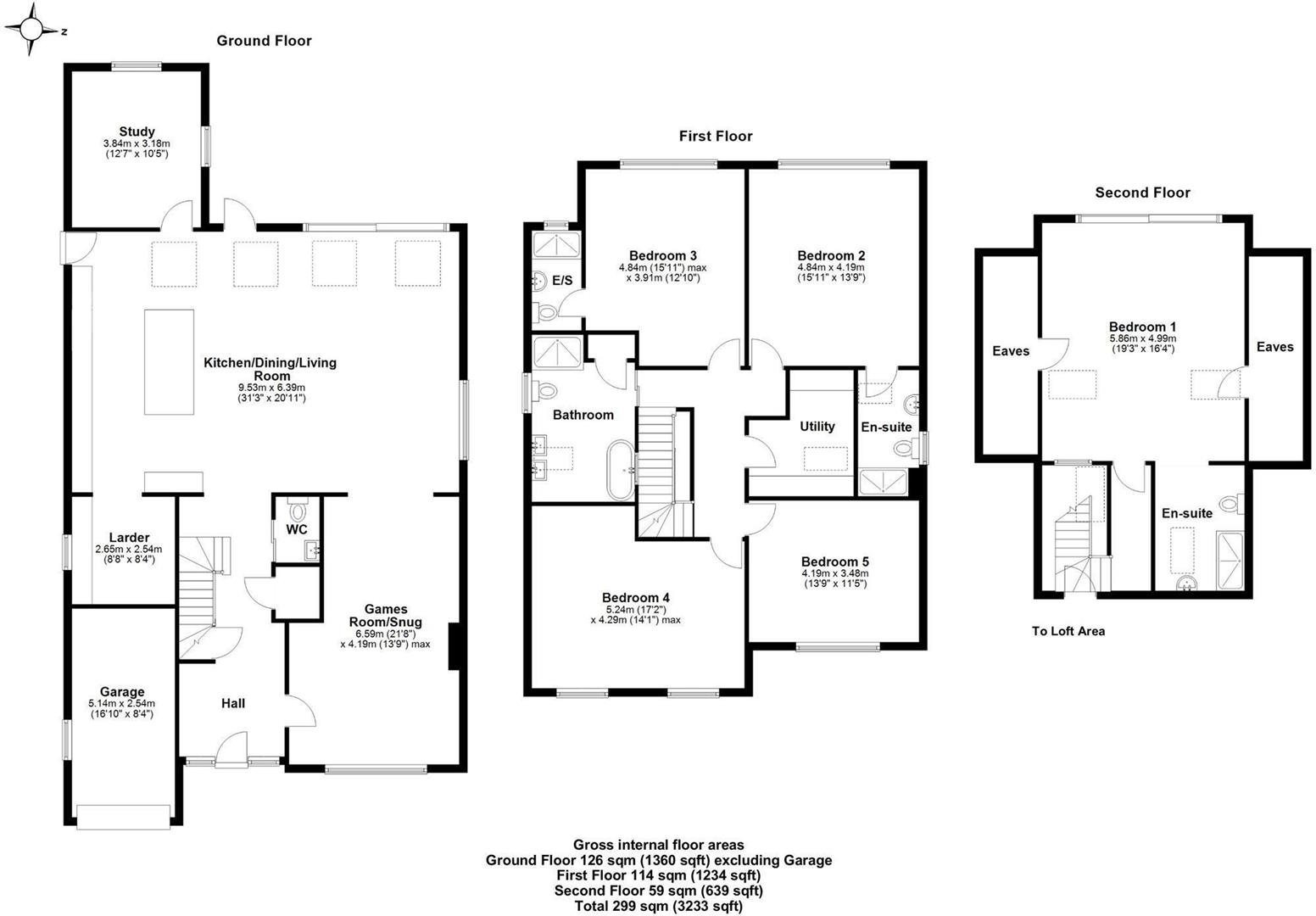 39, Saxon Way, Saffron Walden floorplan