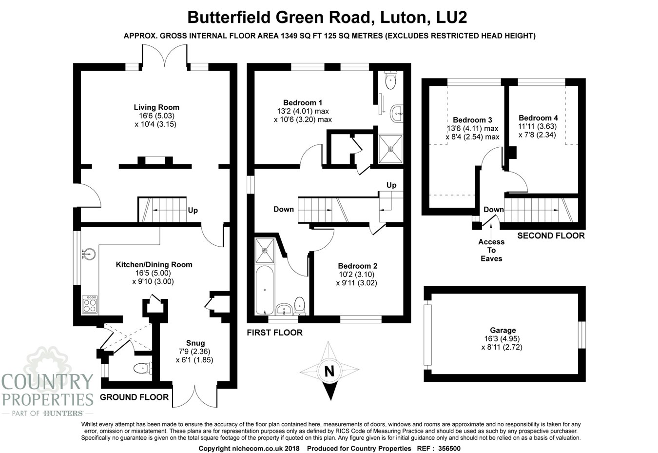 4 Bedrooms Semi-detached house for sale in Butterfield Green Road, Luton LU2