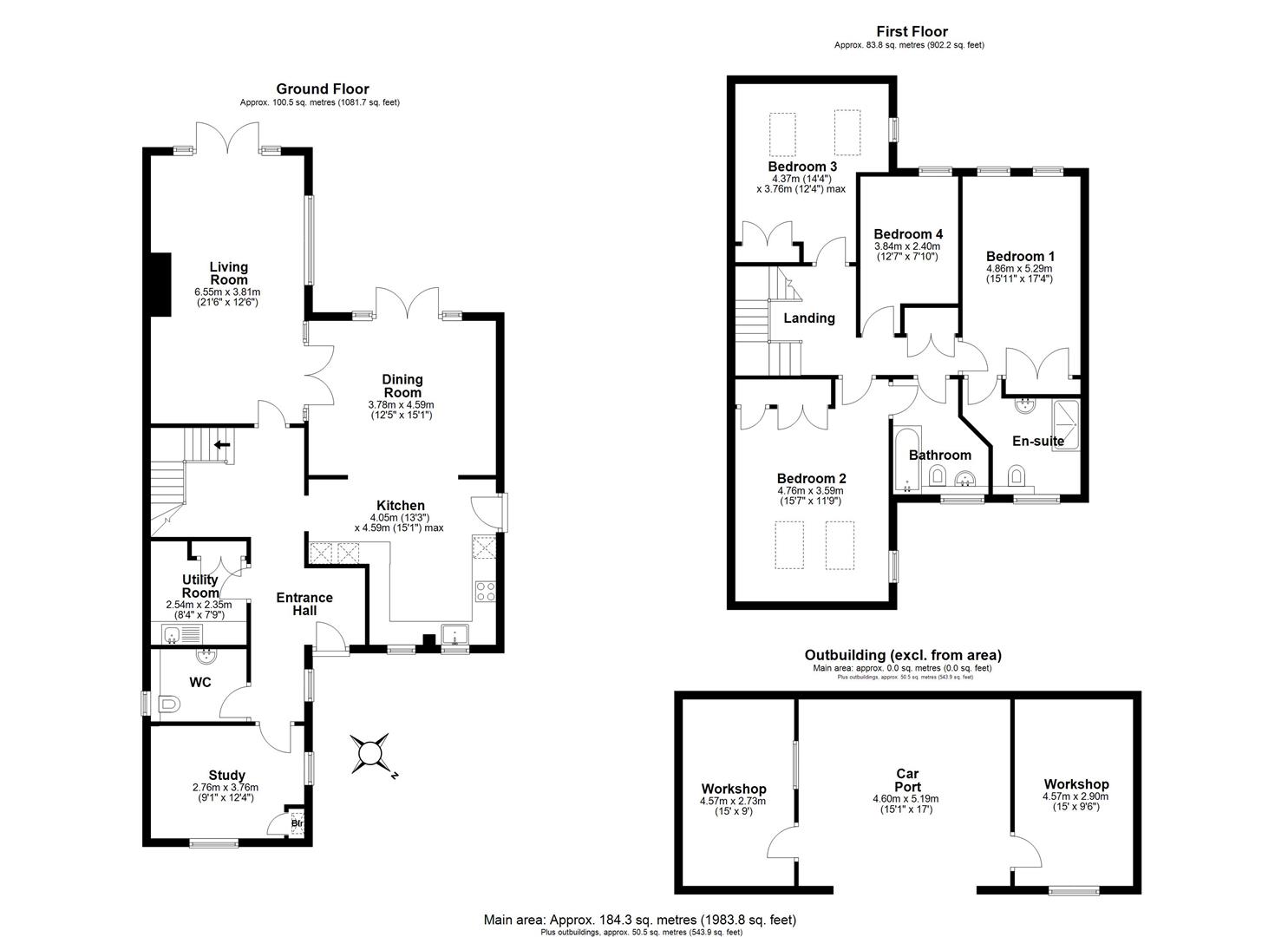 3, Old Farm Court, Cambridge floorplan