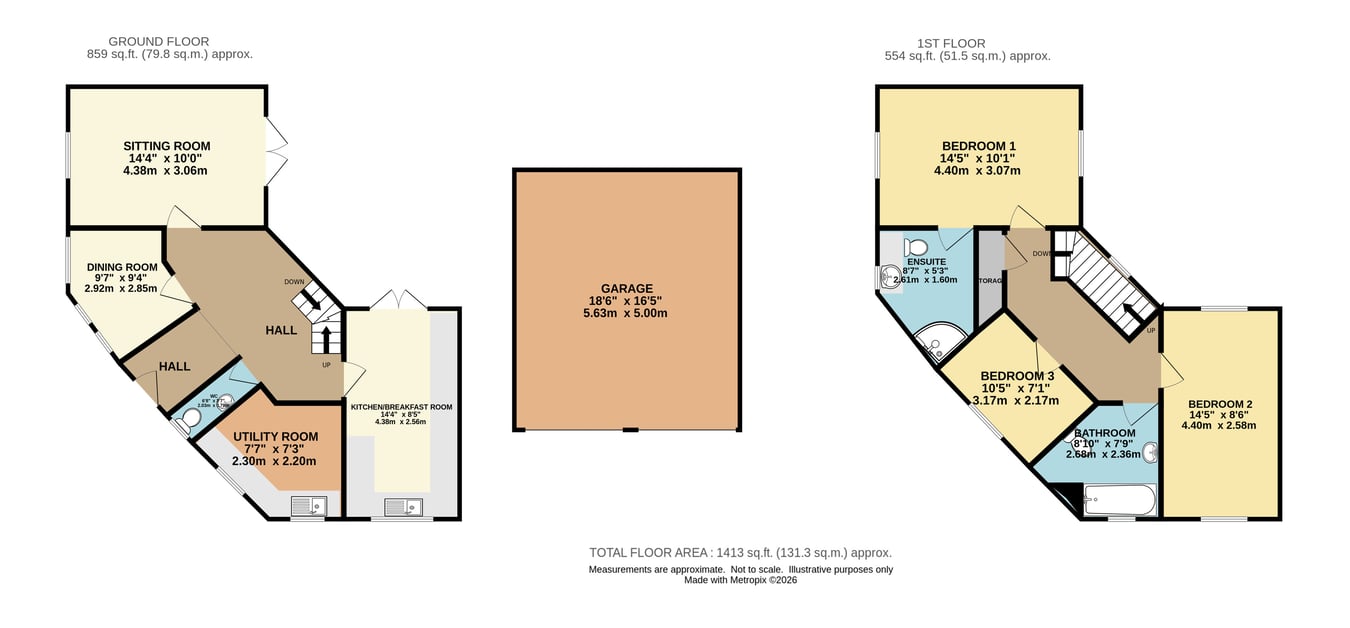 2a, Parmiter Drive, WIMBORNE floorplan