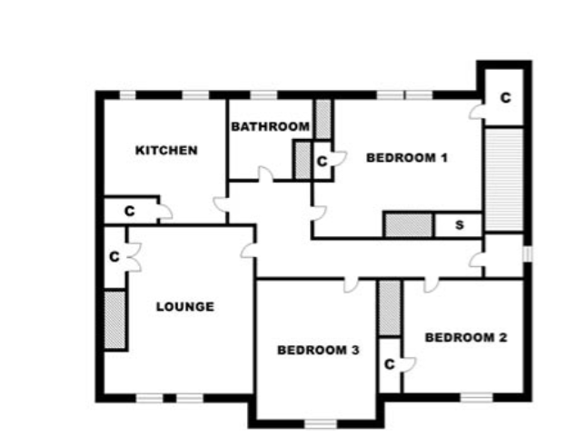 12, Coronation Place, Glasgow floorplan
