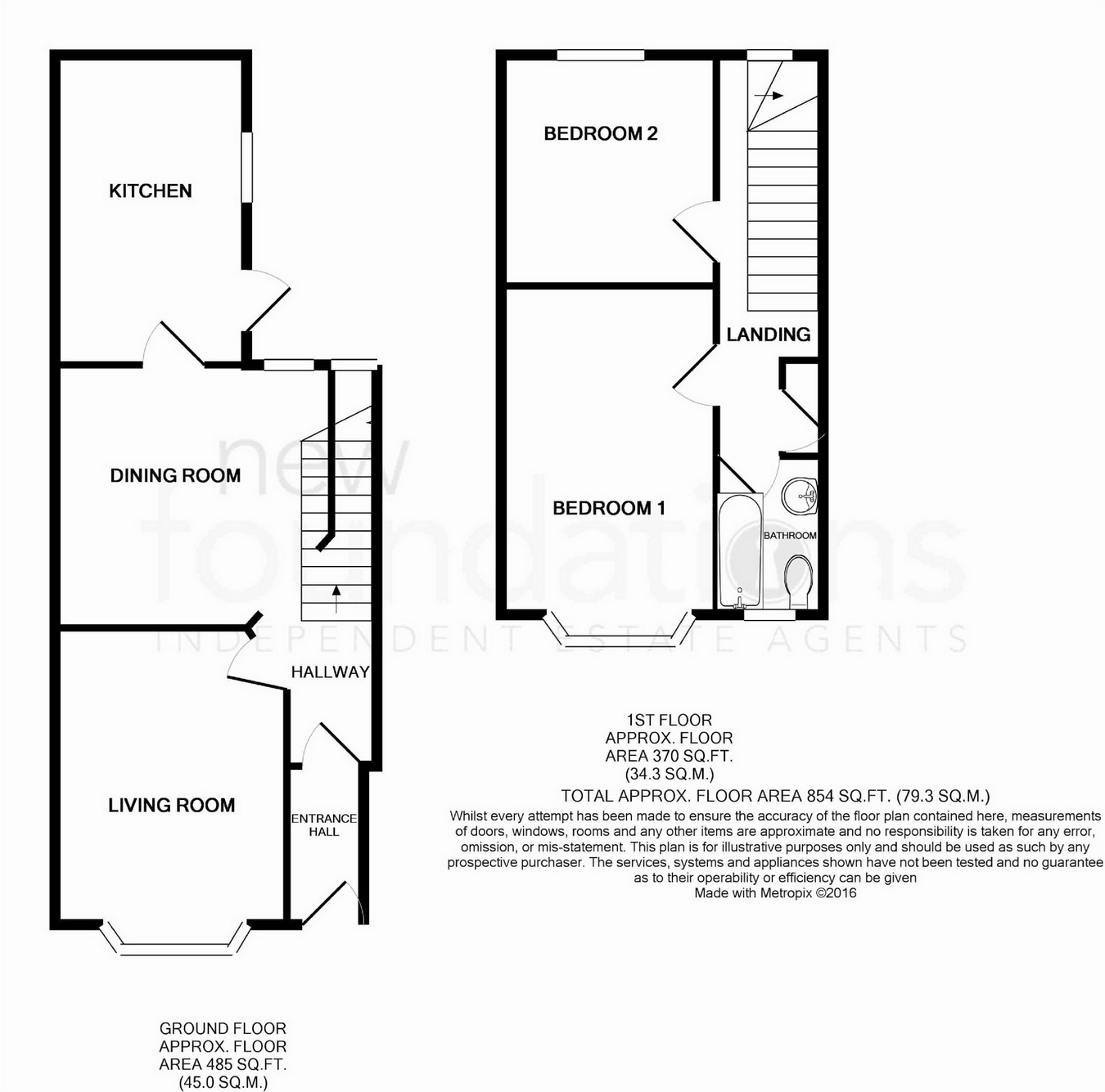 2 Bedrooms Terraced house for sale in Leopold Road, Bexhill-On-Sea, East Sussex TN39