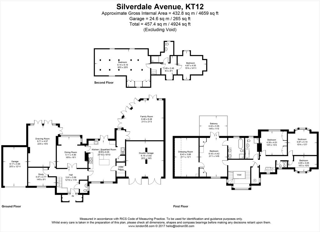 6 Bedrooms Detached house to rent in Silverdale Avenue, Ashley Park, Walton On Thames, Surrey KT12