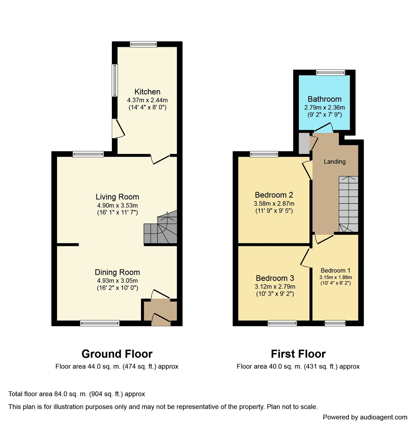 3 Bedrooms Terraced house for sale in Grove Terrace, Beaufort, Ebbw Vale NP23