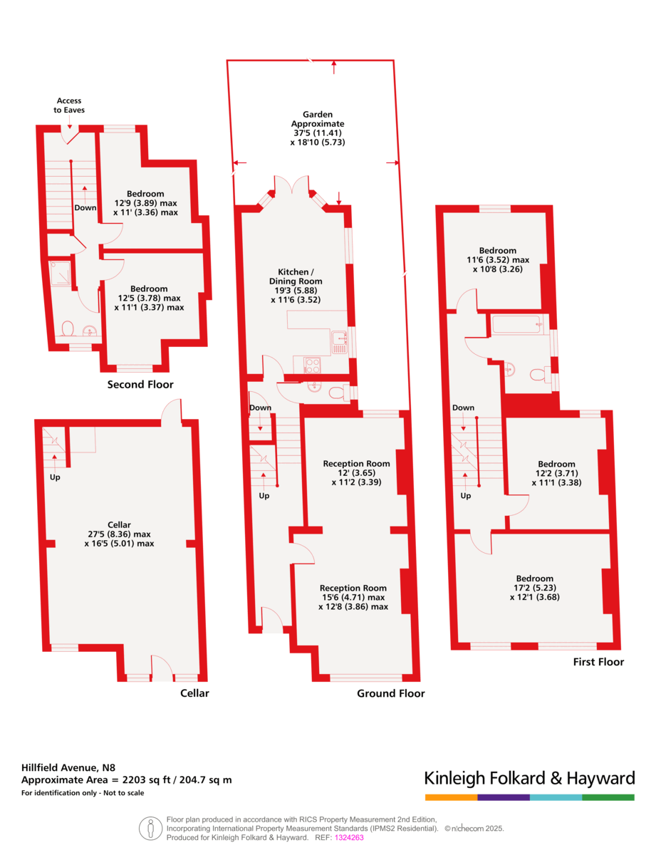 56, Hillfield Avenue, London floorplan