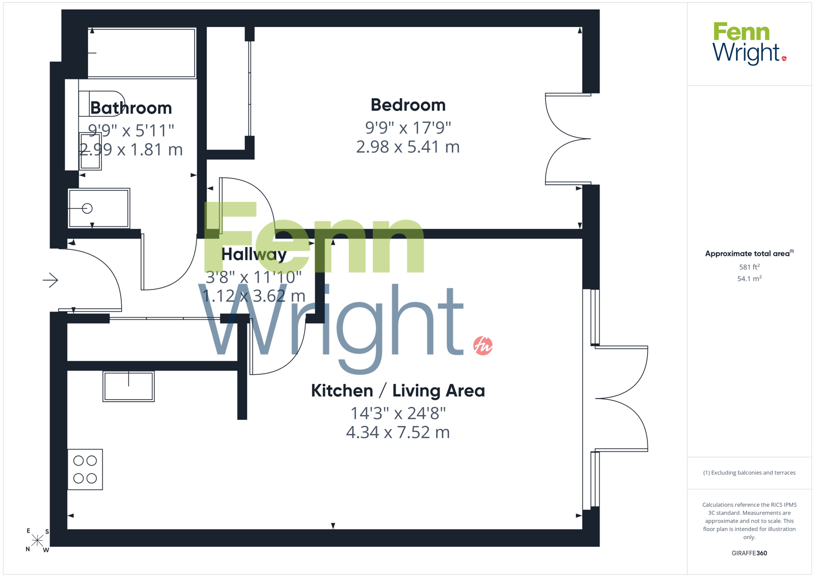 37 Harbour Square,, Waterside Marina, Colchester floorplan