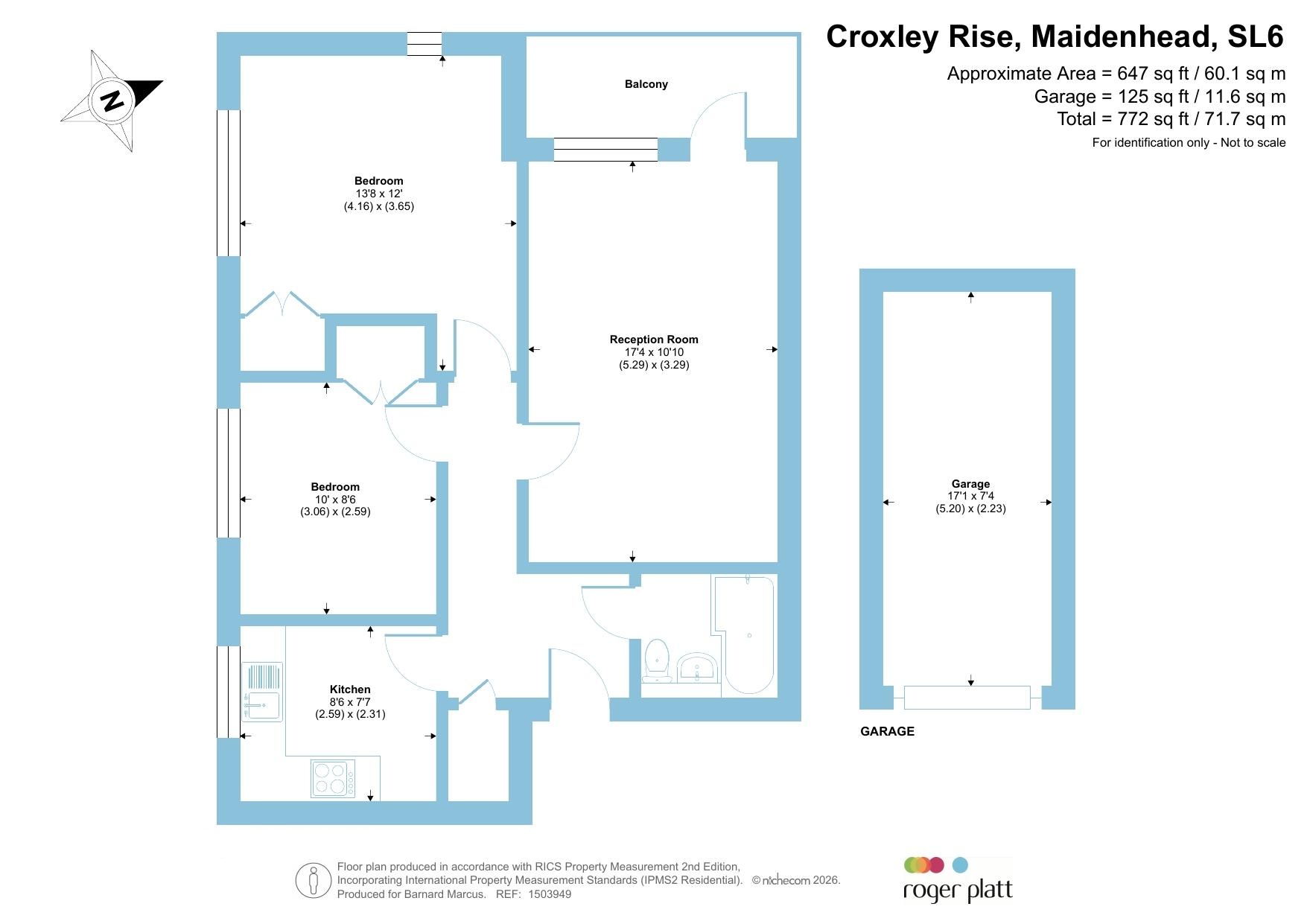 15, Croxley Rise, Maidenhead floorplan