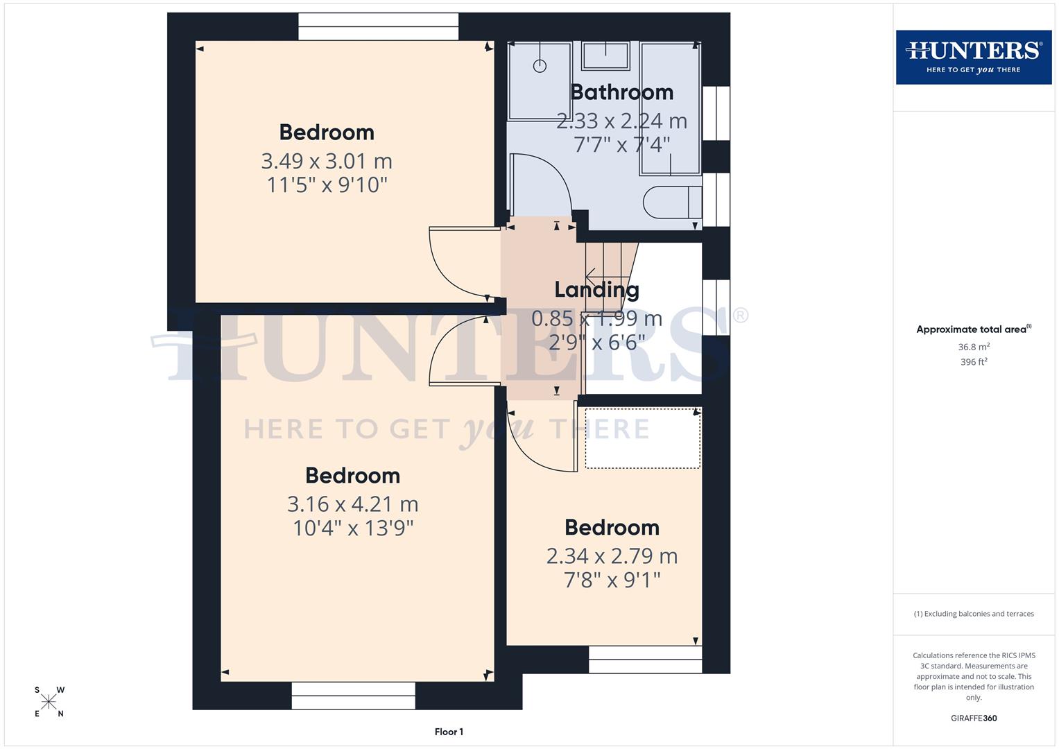 30, Oakdale Road, Consett floorplan