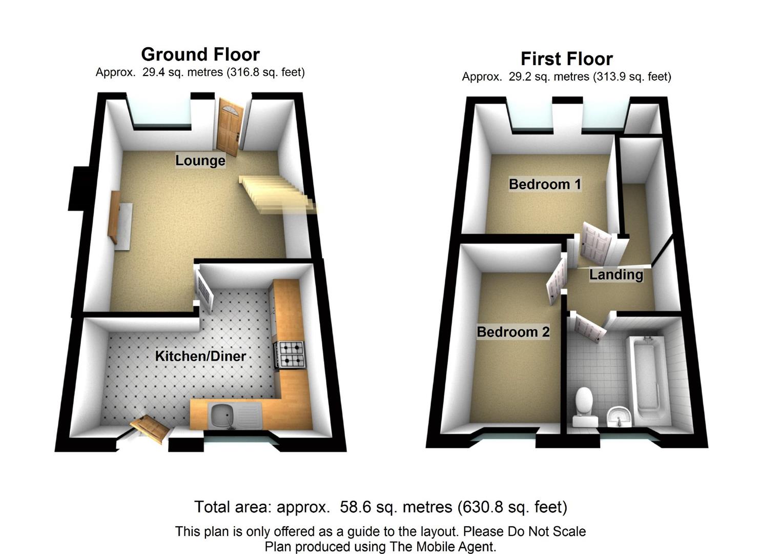 2 Bedrooms Terraced house to rent in Nursery Croft, Wirksworth, Matlock DE4