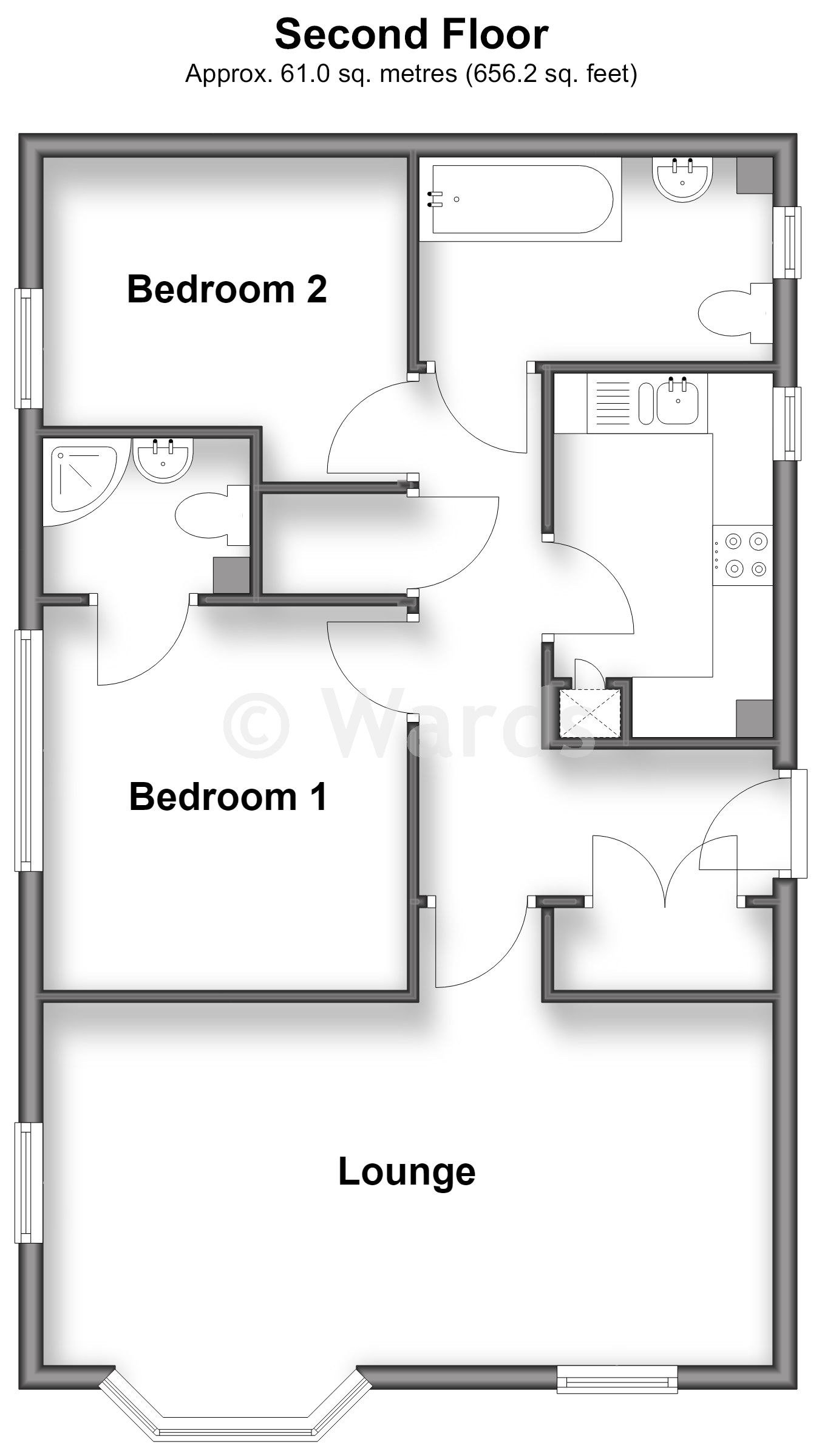 34, Bluebell Road, Ashford floorplan