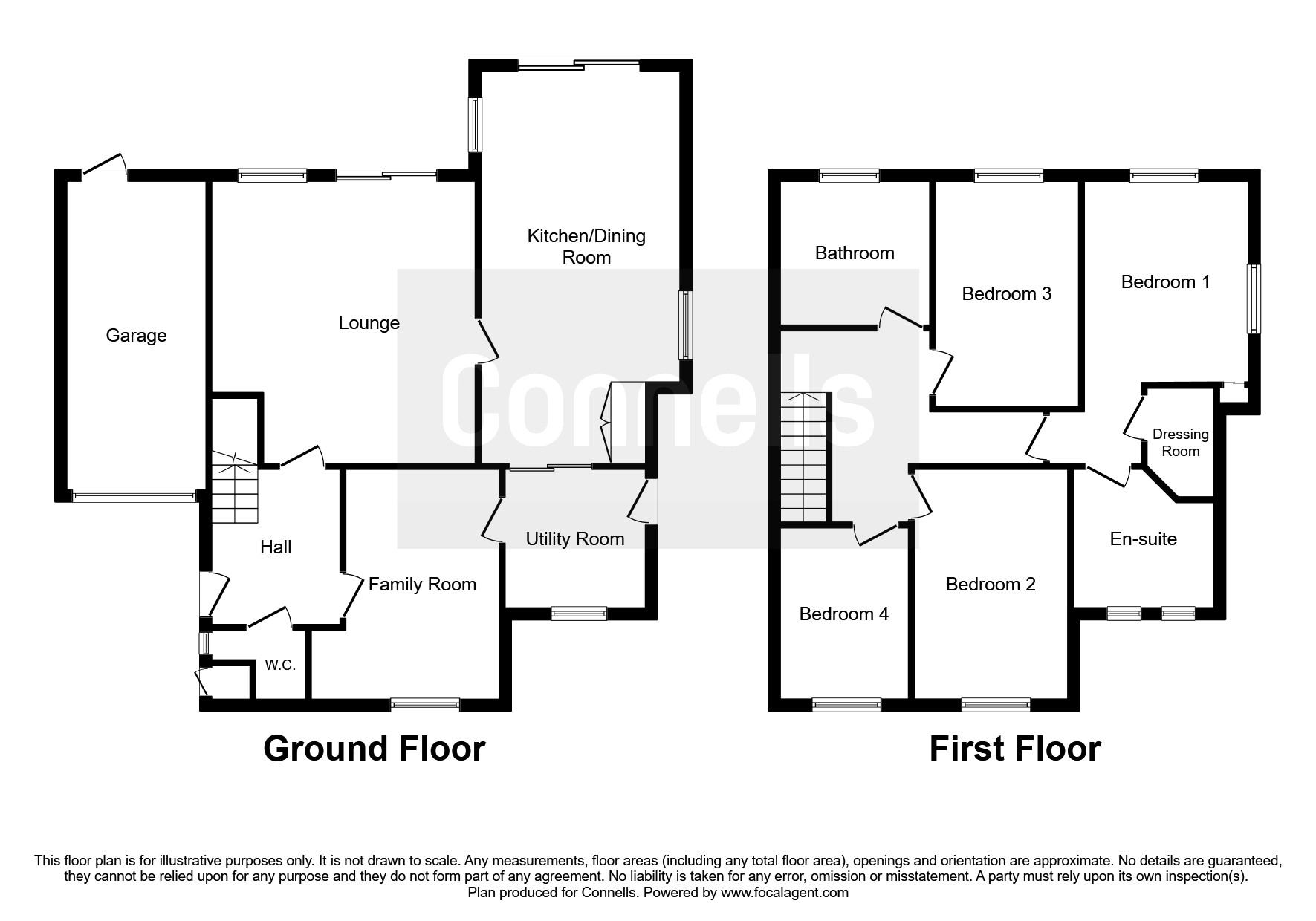 4 bed linkdetached house for sale in Westfield Crescent, Wellesbourne