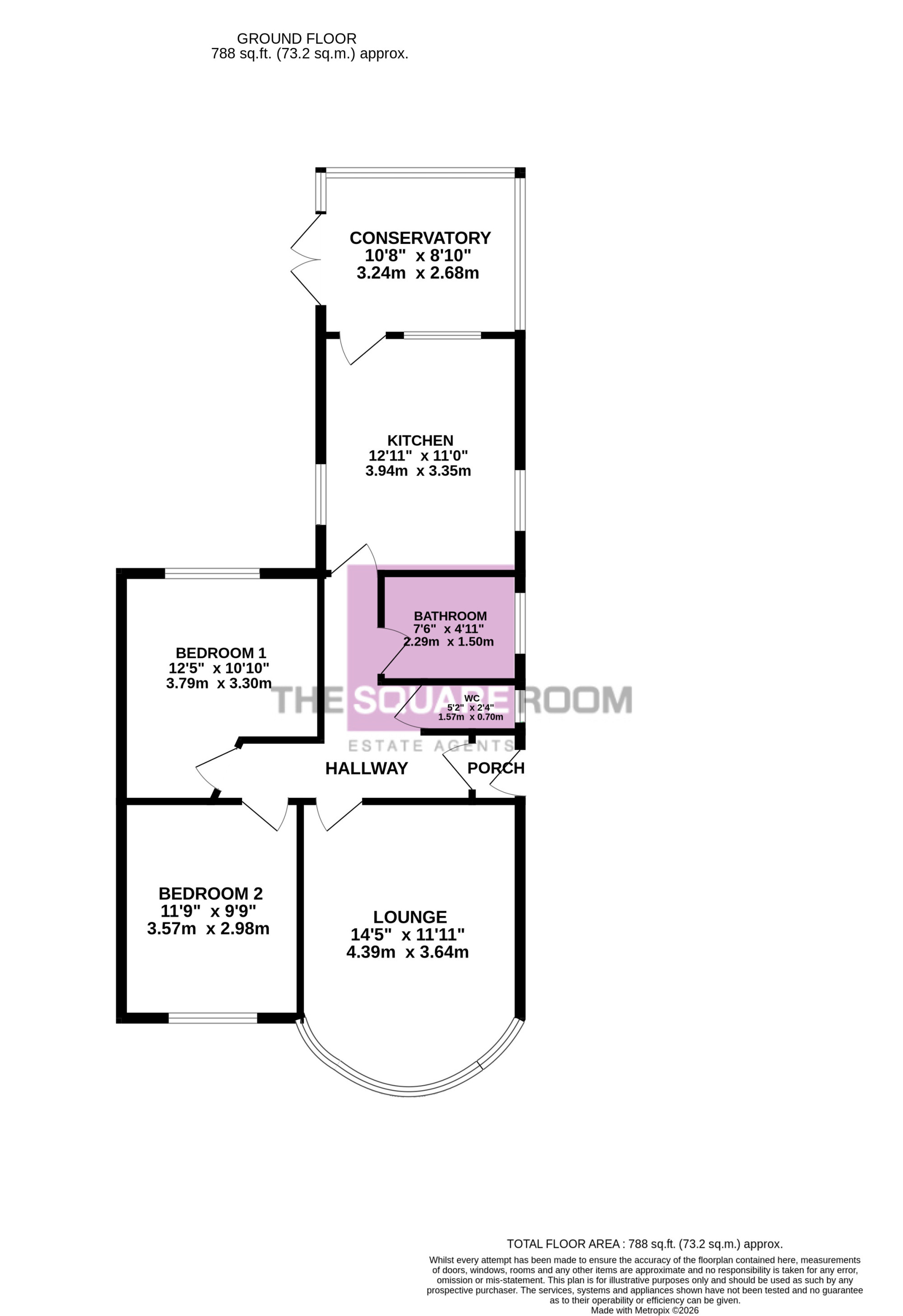 3, Baines Avenue, Blackpool floorplan