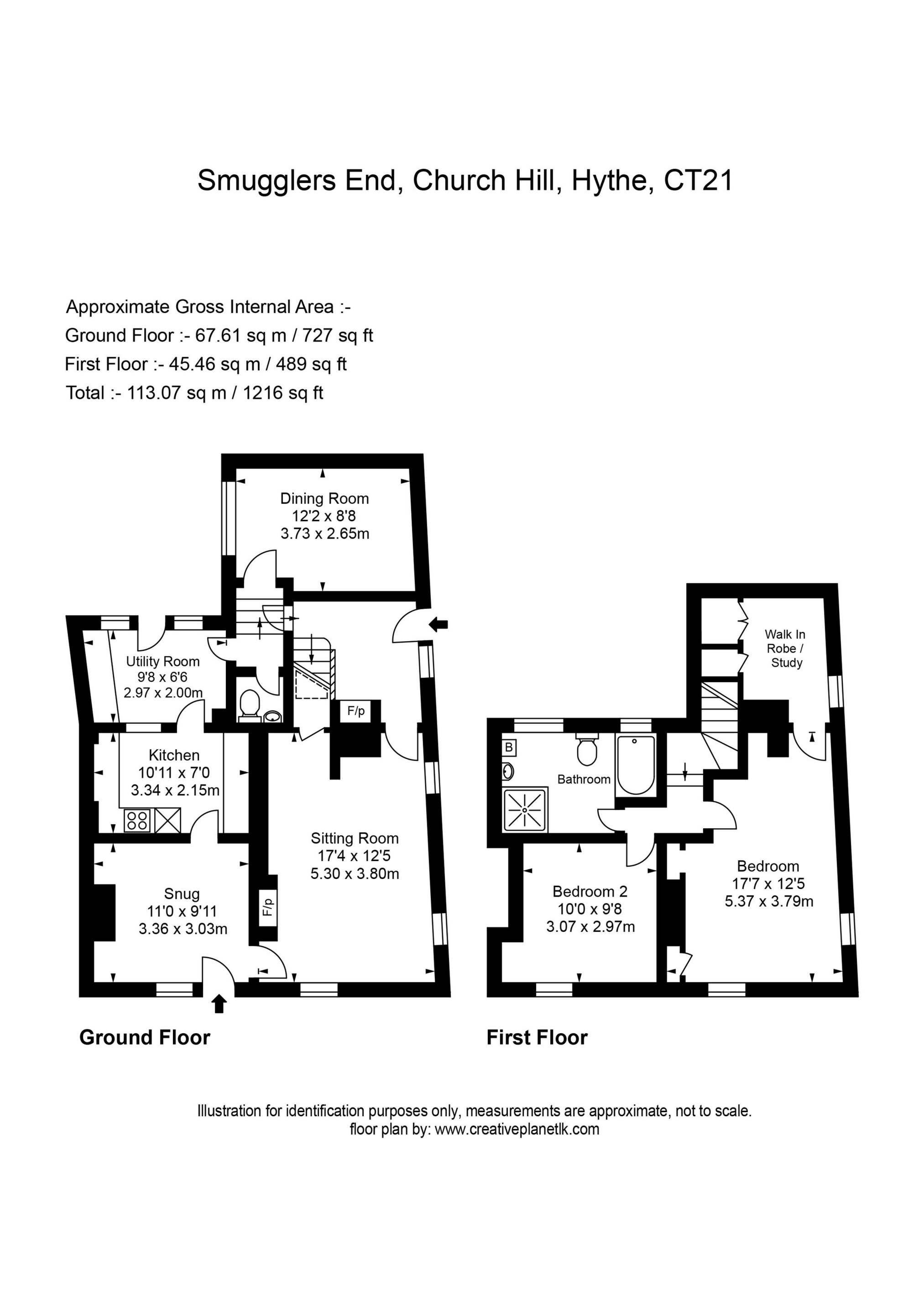 Smugglers End 9, Church Hill, Hythe floorplan