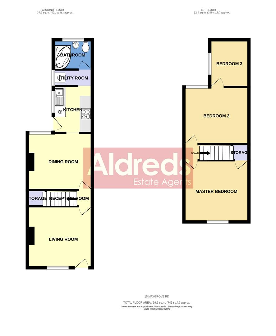 15, Maygrove Road, Great Yarmouth floorplan