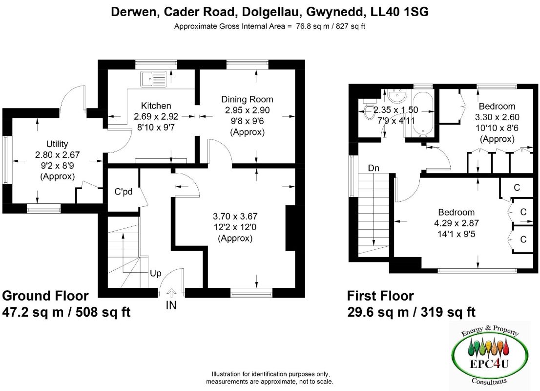 Derwen, Cader Road, Dolgellau floorplan