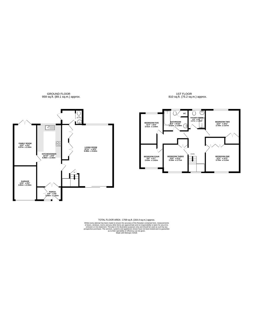 Abingdon Drive, Reading floorplan