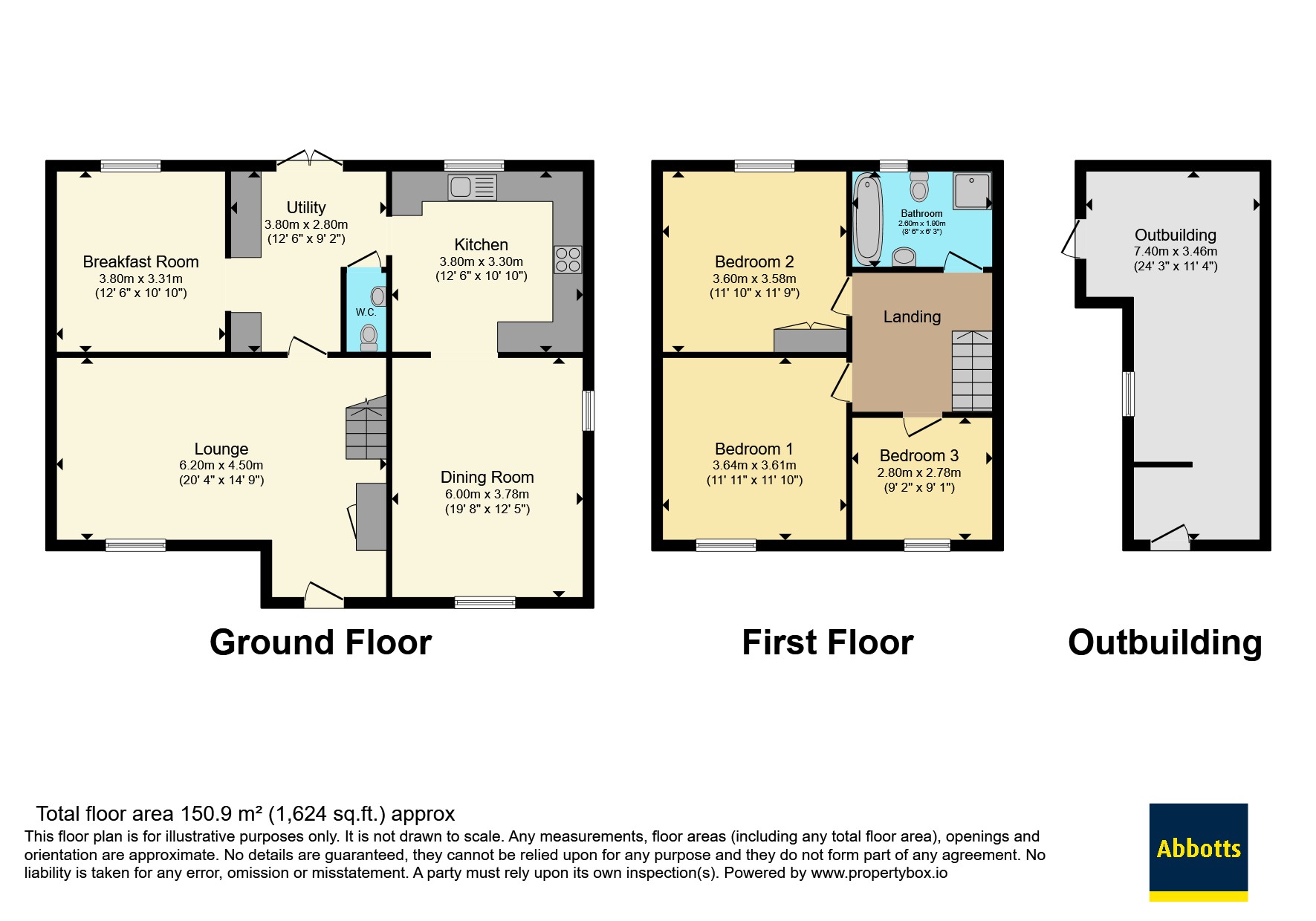 98, Warwick Road, Essex floorplan