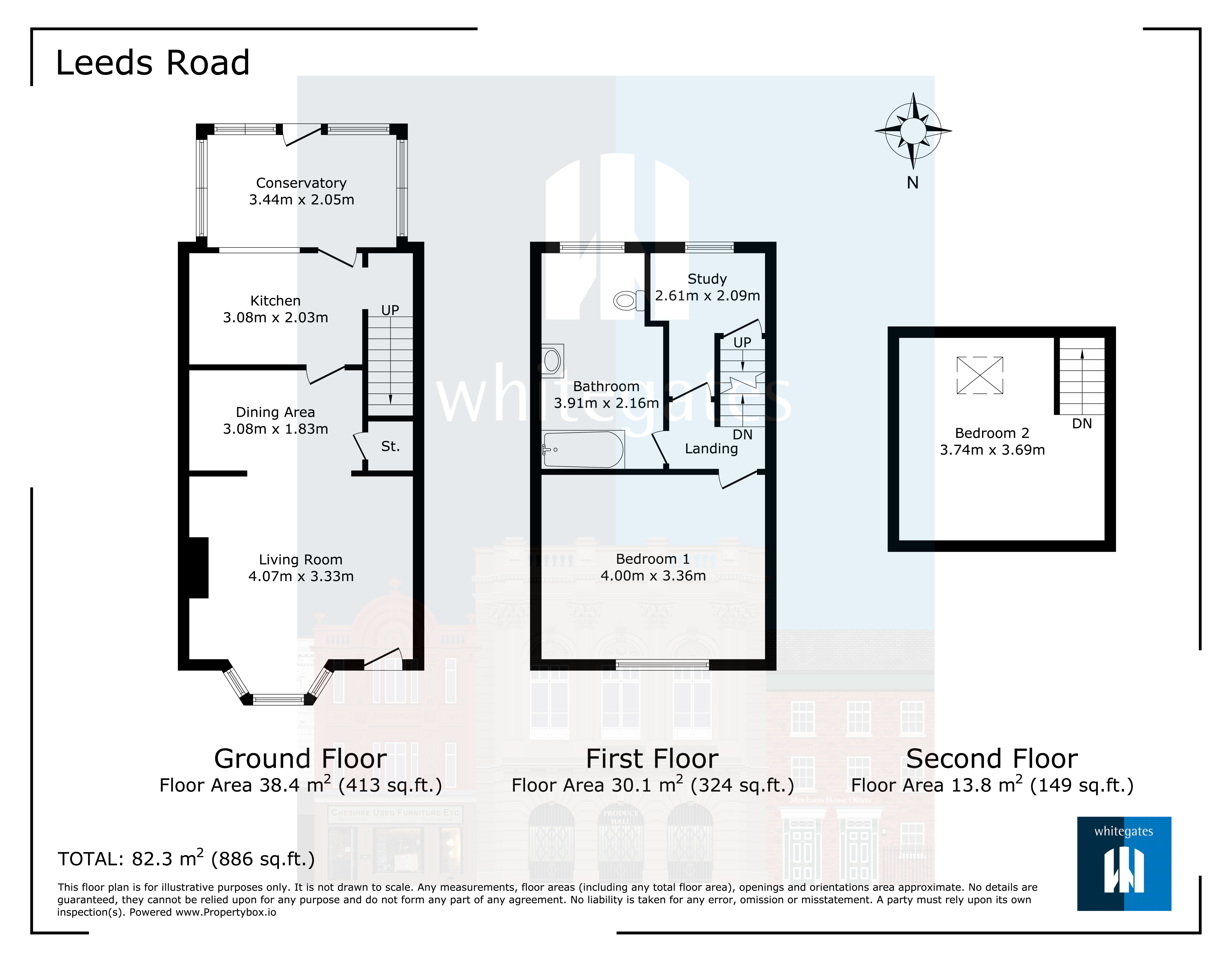 116, Leeds Road, Castleford floorplan