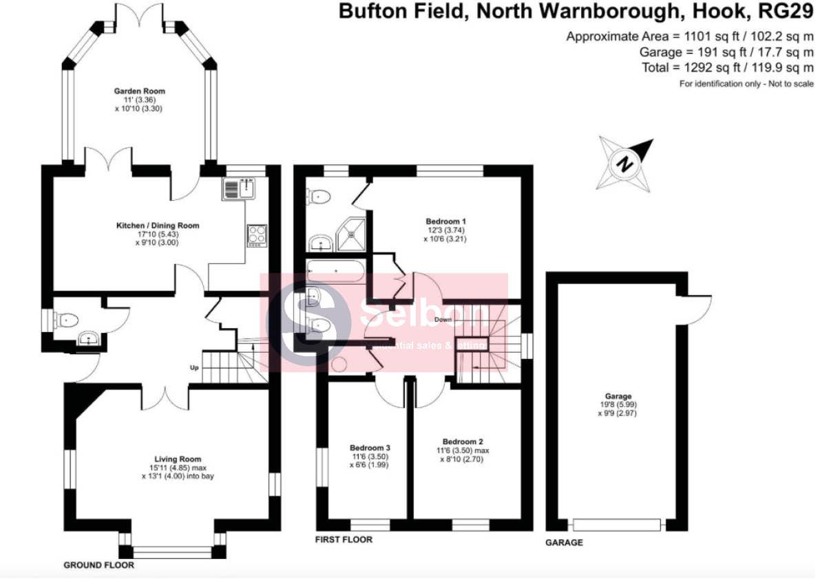 25, Bufton Field, Hook floorplan