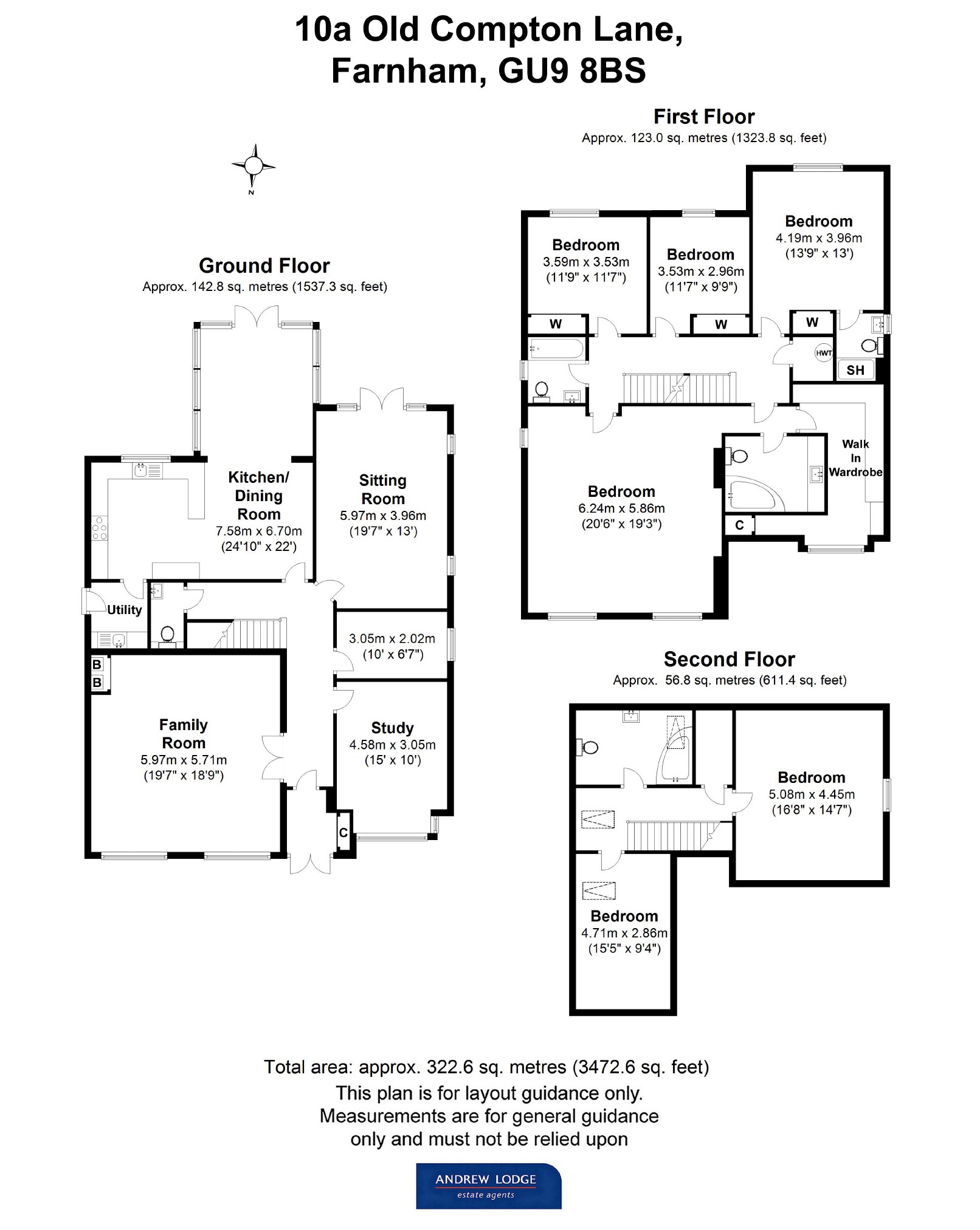 6 Bedrooms Detached house for sale in Old Compton Lane, Farnham GU9