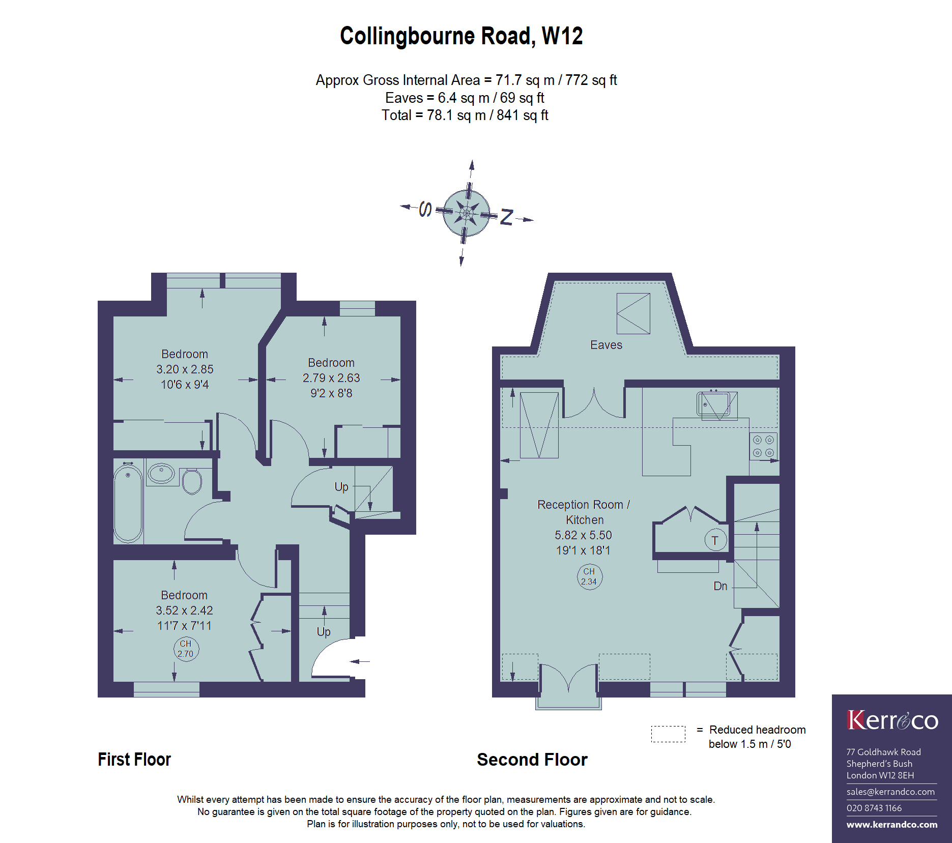 14A, Collingbourne Road, Shepherd's Bush W12 floorplan