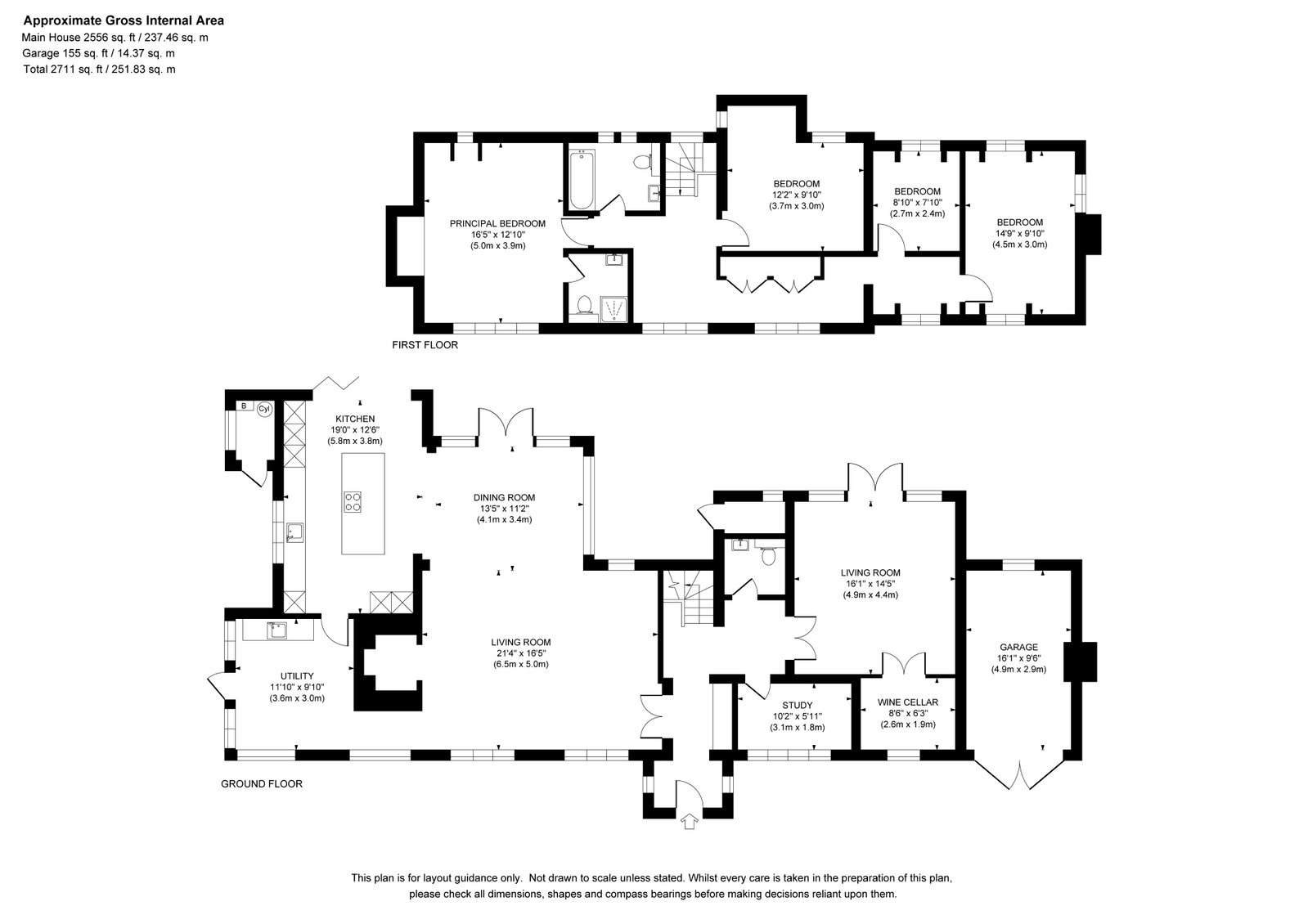 The Paddock, Paddock Grove, Effingham floorplan