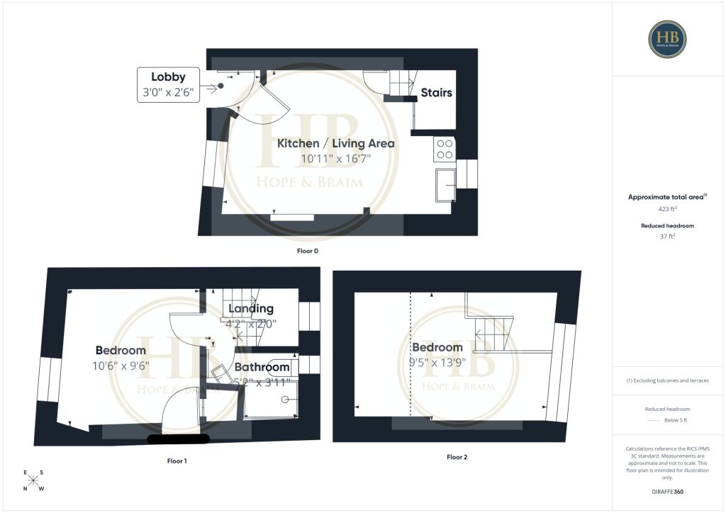 Eight Bells, High Barras, Saltburn-by-the-Sea floorplan