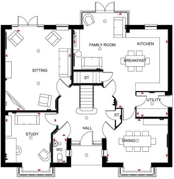 5 Bedrooms Detached house for sale in Waterford Crescent, Barlaston, Stoke-On-Trent ST12