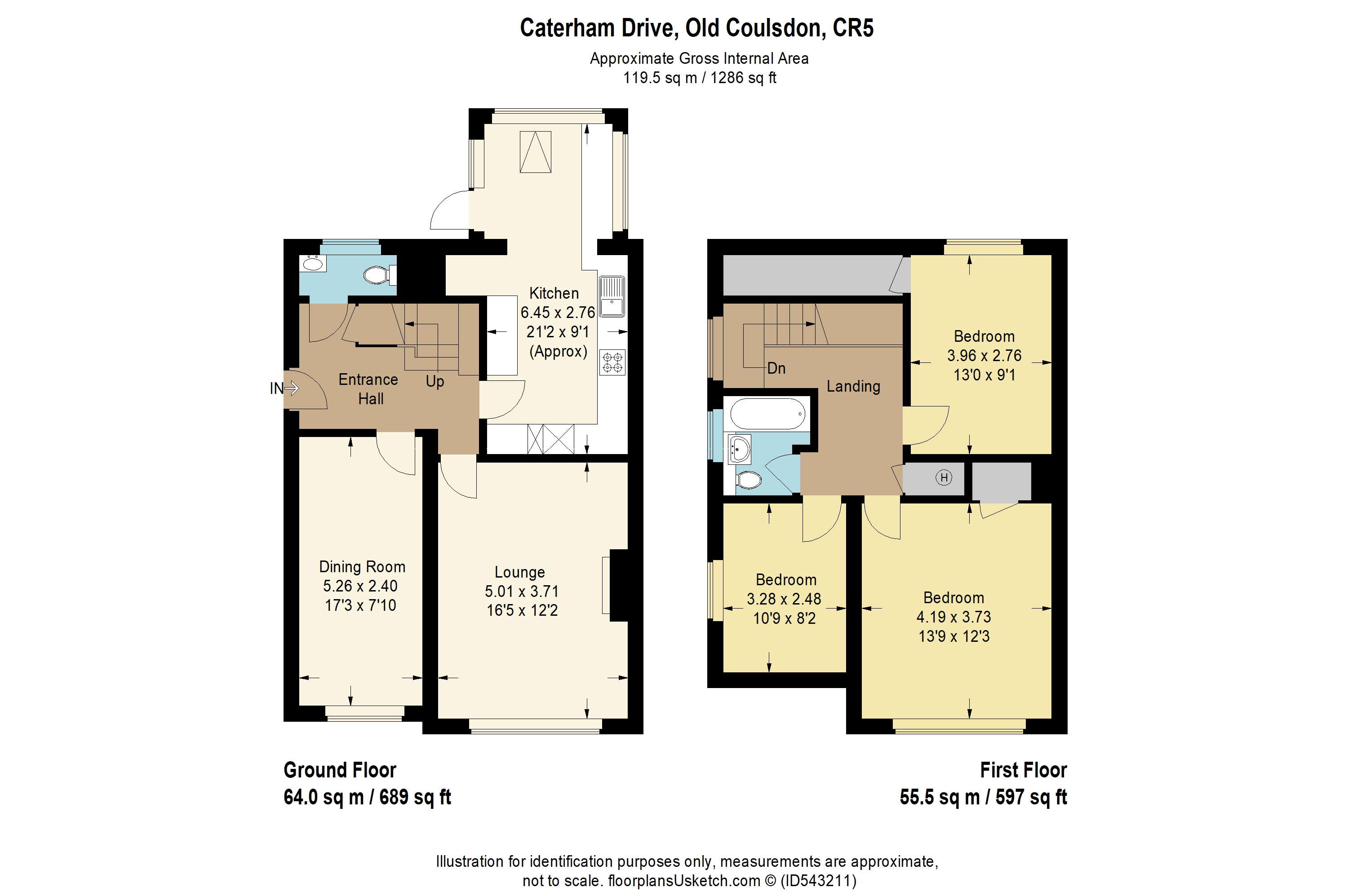 3 Bedrooms Semi-detached house for sale in Caterham Drive, Old Coulsdon, Coulsdon CR5