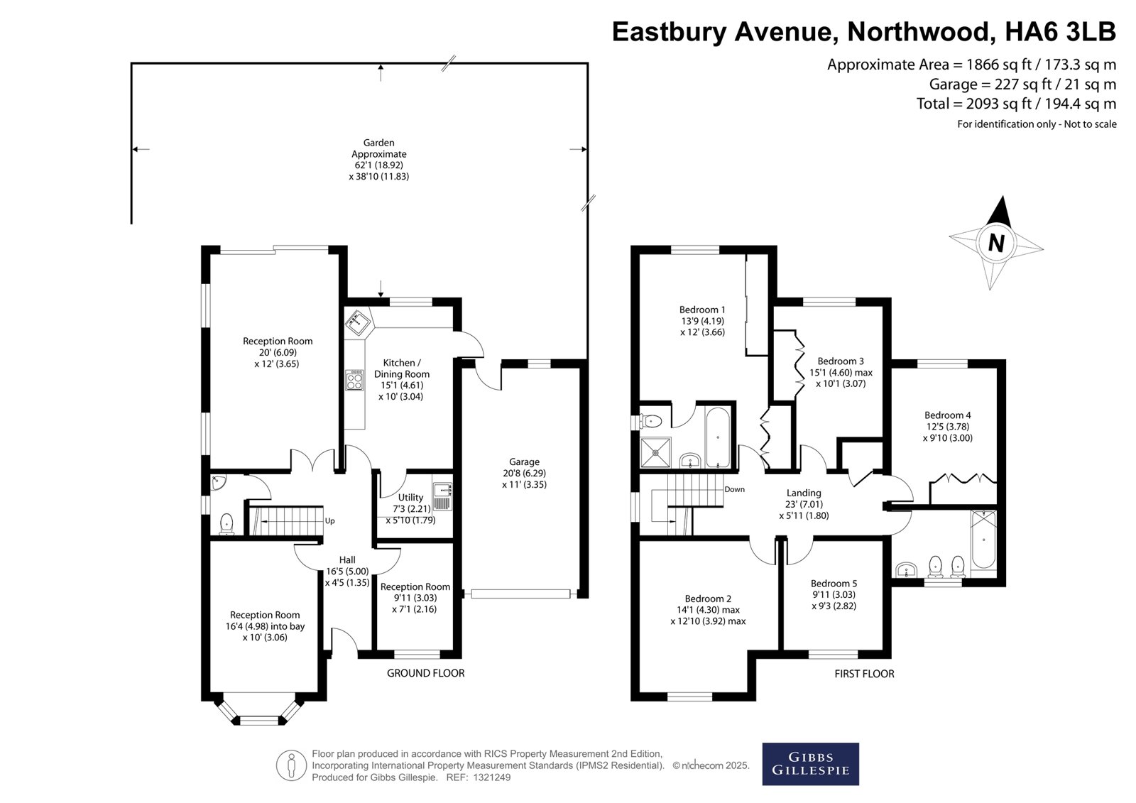 3A, Eastbury Avenue, Middlesex floorplan