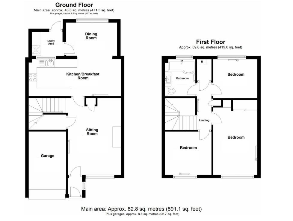 117, Bearlands, Wotton-Under-Edge floorplan
