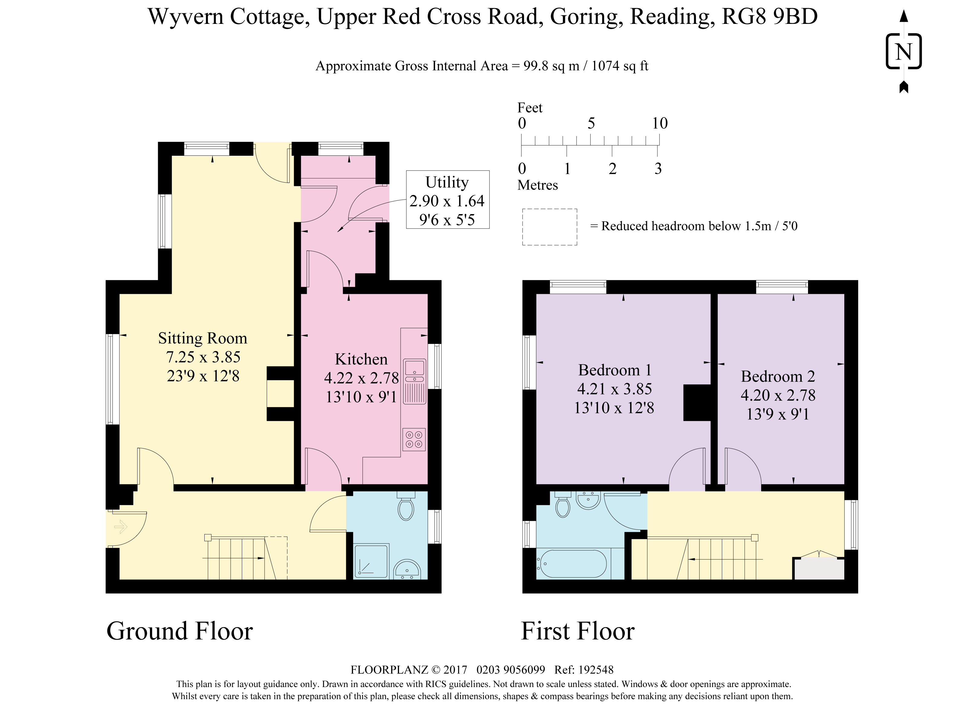 Wyvern Cottage, Wyvern Cottage, Goring on Thames floorplan